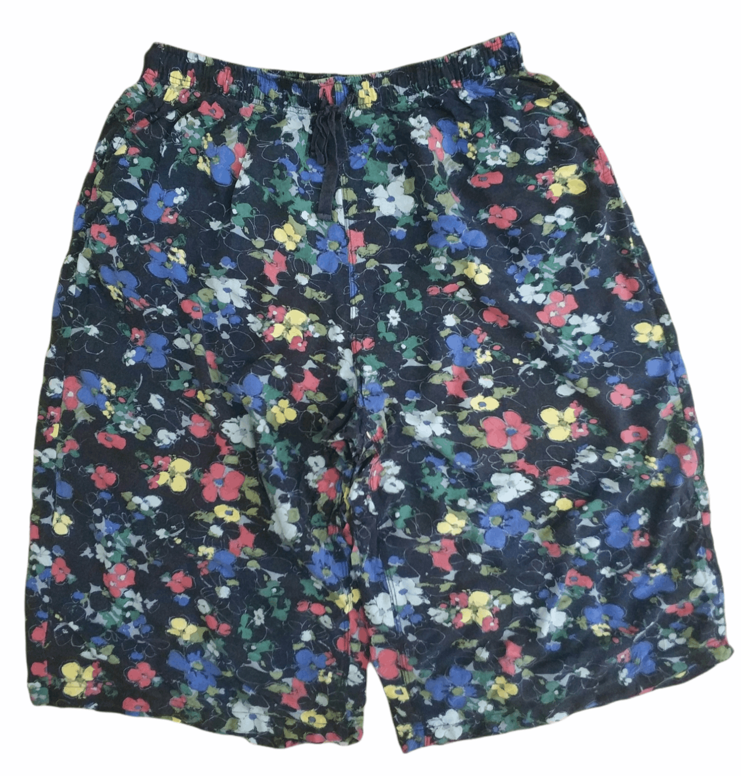 Pre-owned Uniqlo Floral Short Pants In Blue