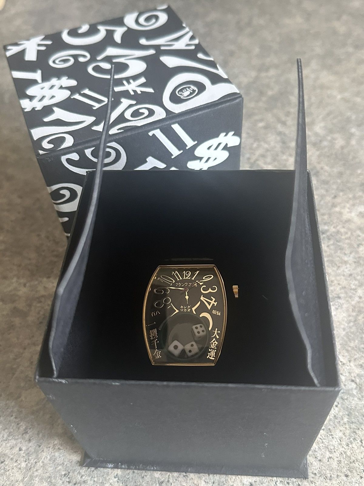 Japanese Brand [RARE] - Frank Miura Life is a Gamble Watch GOLD Size ONE SIZE - 3 Thumbnail