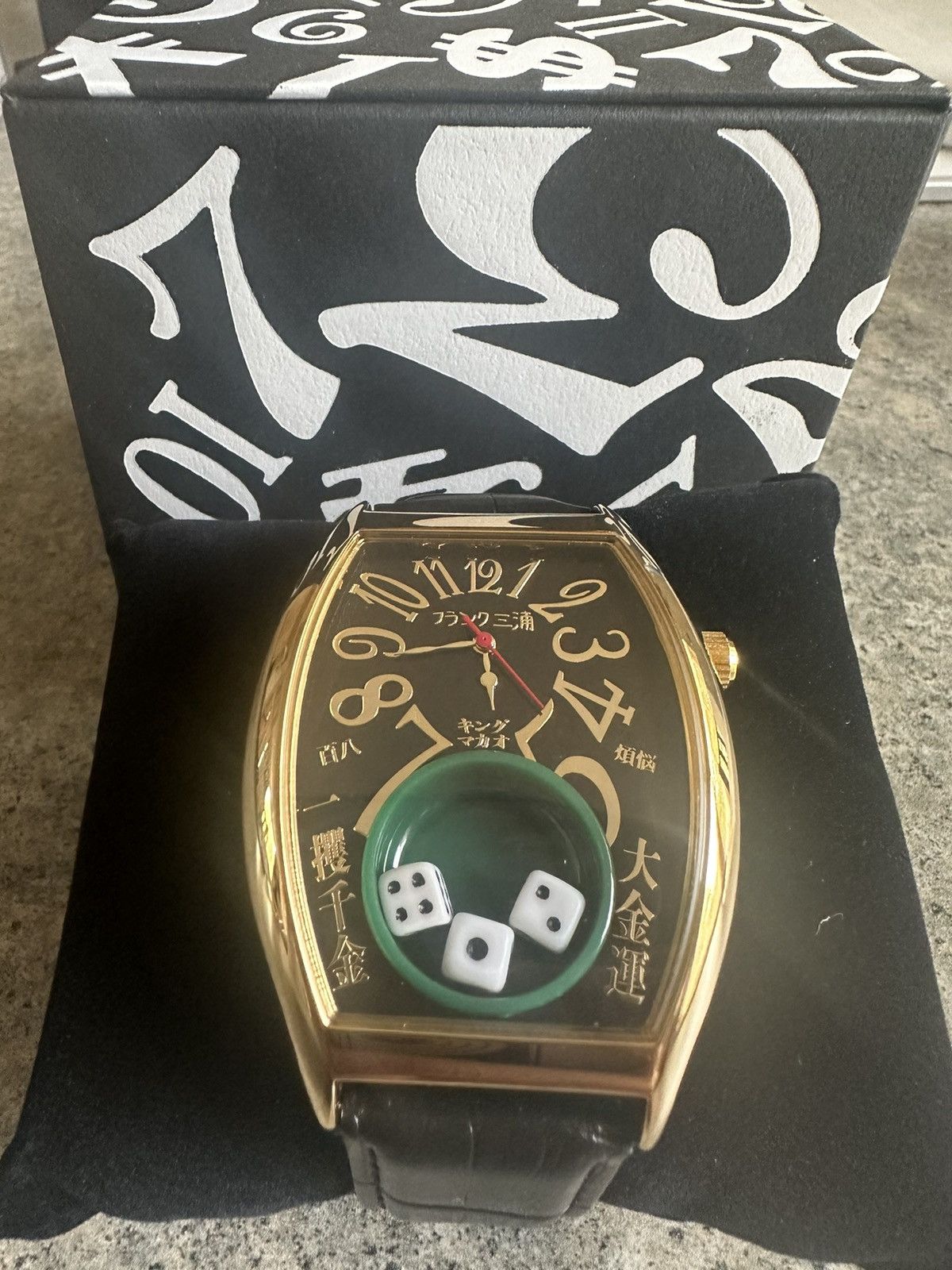 Japanese Brand [RARE] - Frank Miura Life is a Gamble Watch GOLD Size ONE SIZE - 1 Thumbnail