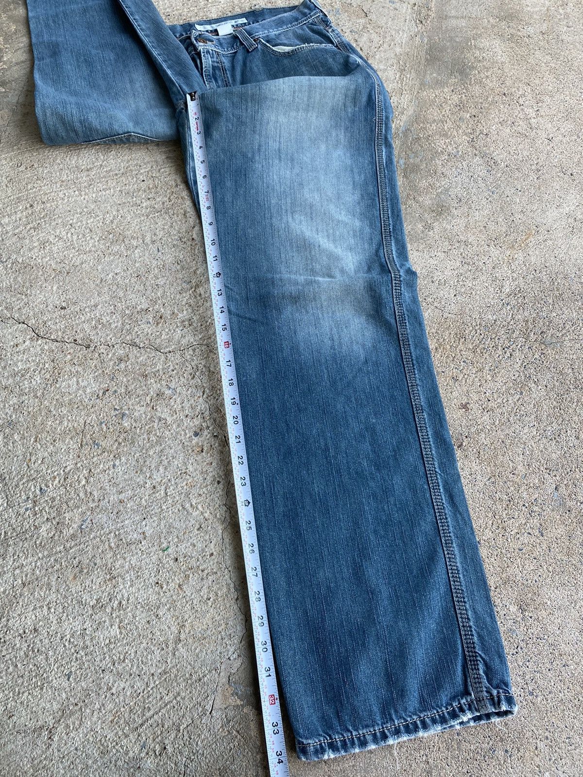 DKNY × Vintage Vintage Y2K Crazy DKNY Baggy Loose Faded Jeans Size US 36 / EU 52 - 16 Thumbnail