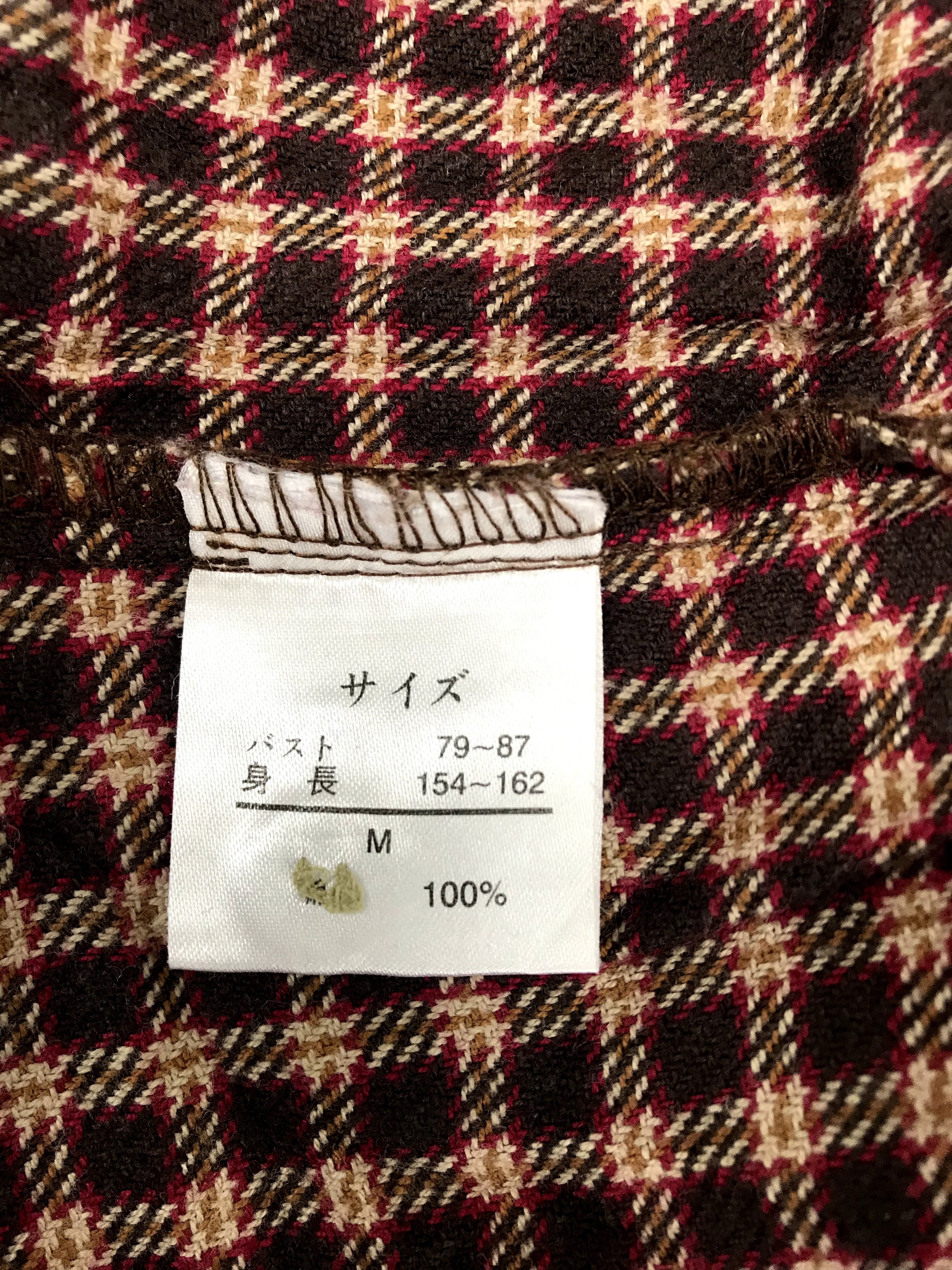 Designer Vintage Agreable Collection Flannel Style Jacket Square Size US L / EU 52-54 / 3 - 8 Thumbnail