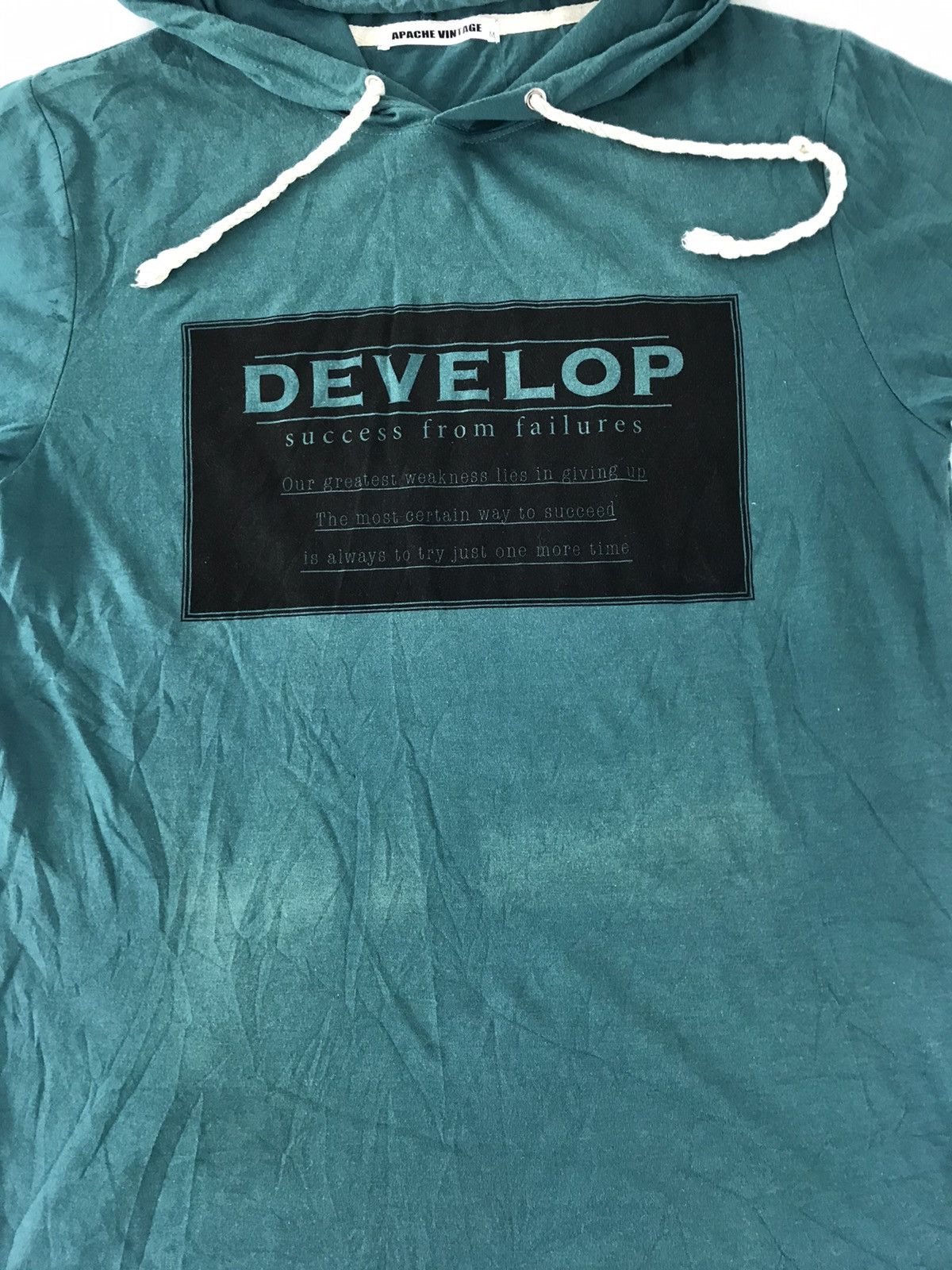 Grailed Apache Vintage Develop From Success Hoodie Tee Y1004J Size M / US 6-8 / IT 42-44 - 10 Thumbnail
