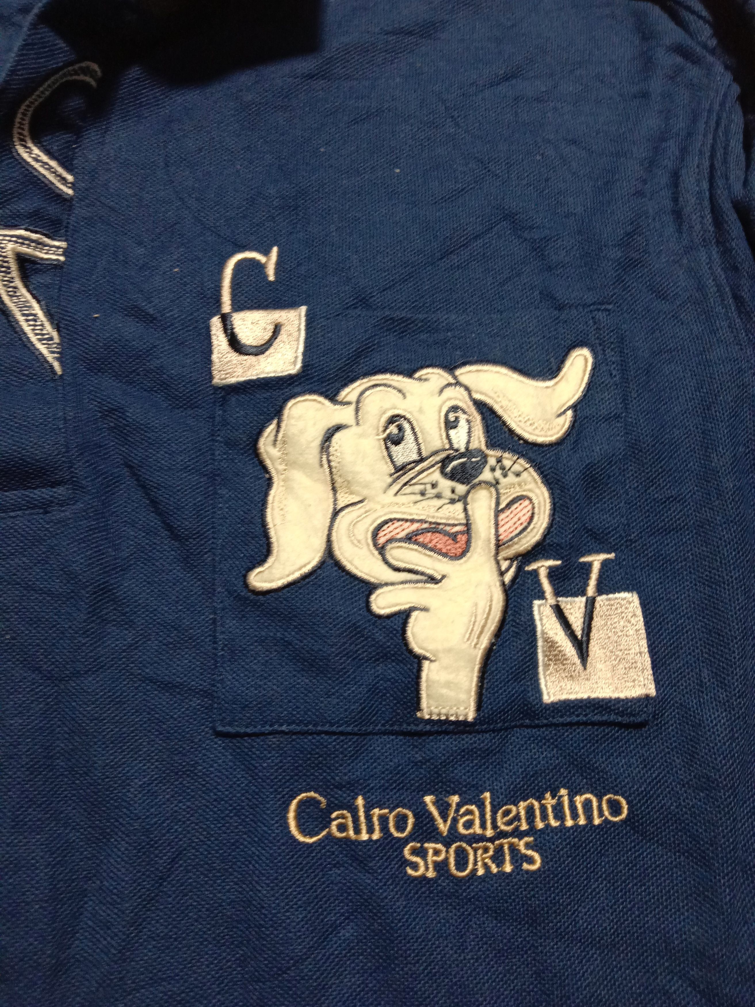 Valentino Italian Designer Calro Valentino Sports V Long Sleeve Polos Size US M / EU 48-50 / 2 - 8 Thumbnail