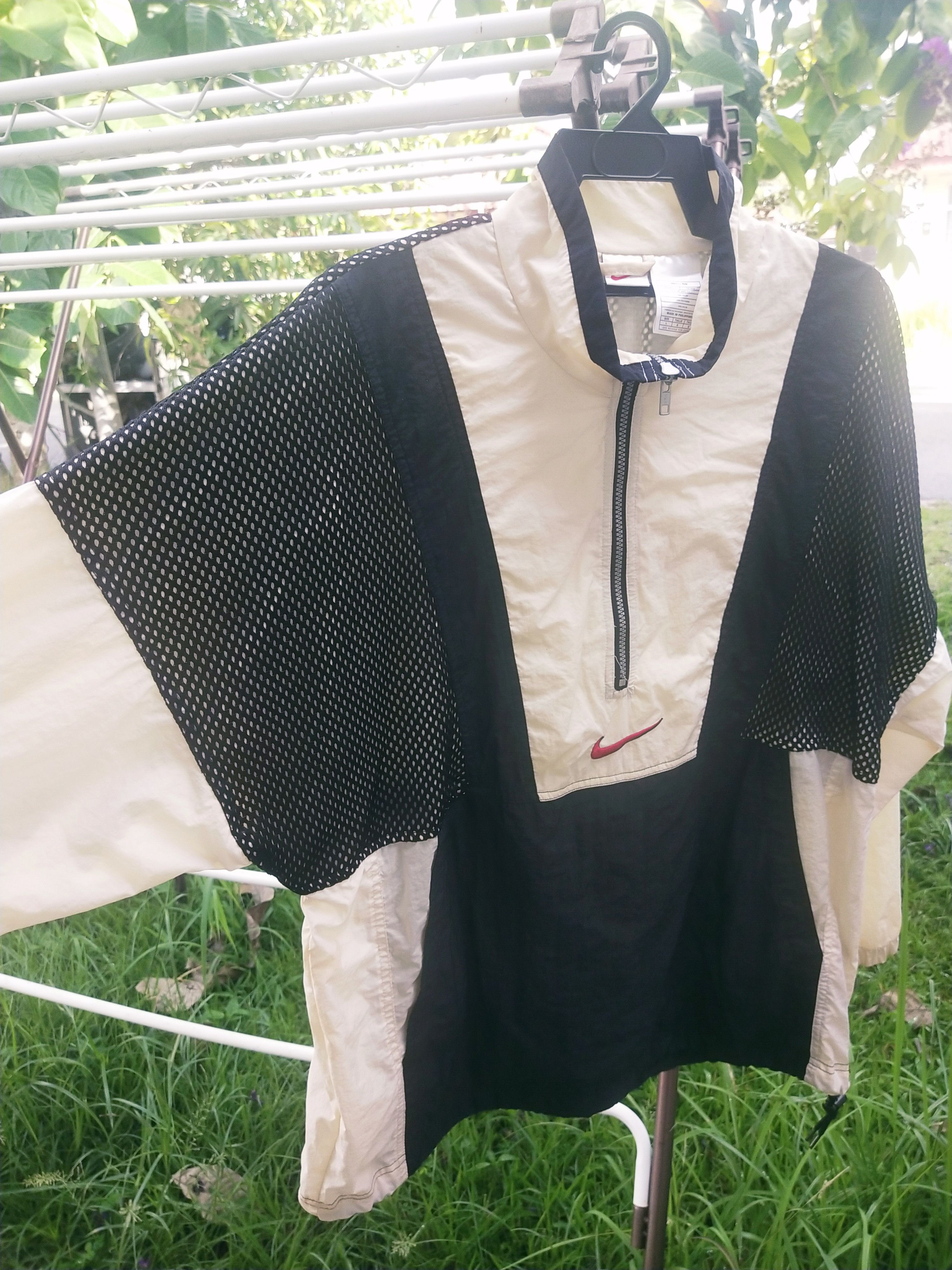 Nike × Vintage 🔥 Vintage Nike Swoosh Windbreaker Pullover Size US L / EU 52-54 / 3 - 3 Thumbnail