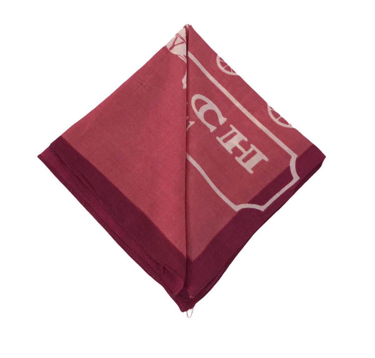 Coach × Vintage Vintage Coach New York Big Logo Design Handkerchief Luxury Size ONE SIZE - 2 Thumbnail