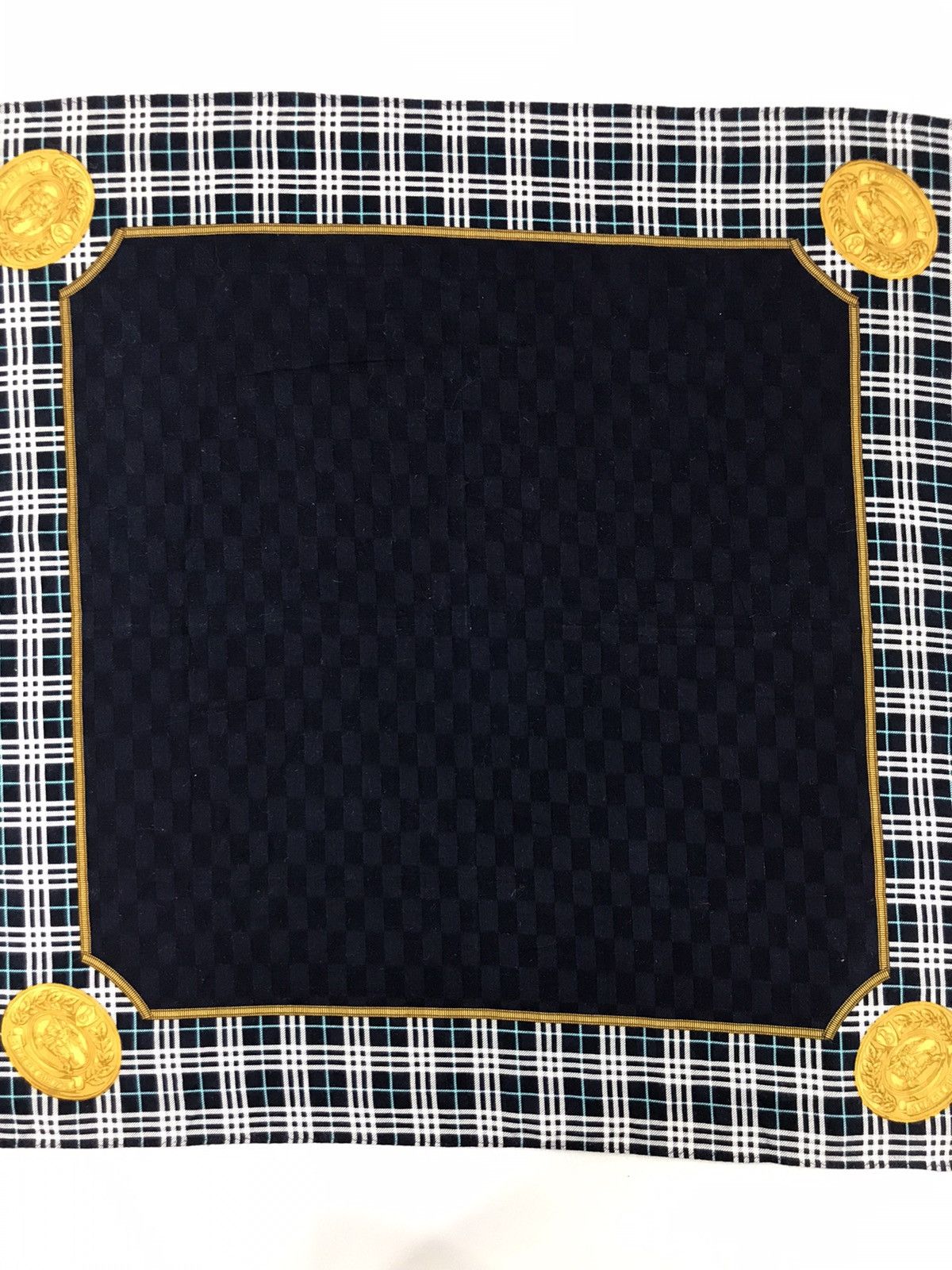 Burberry × Vintage Vintage Burberrys Handkerchief Pocket Square Plaid Checked Size ONE SIZE - 4 Thumbnail