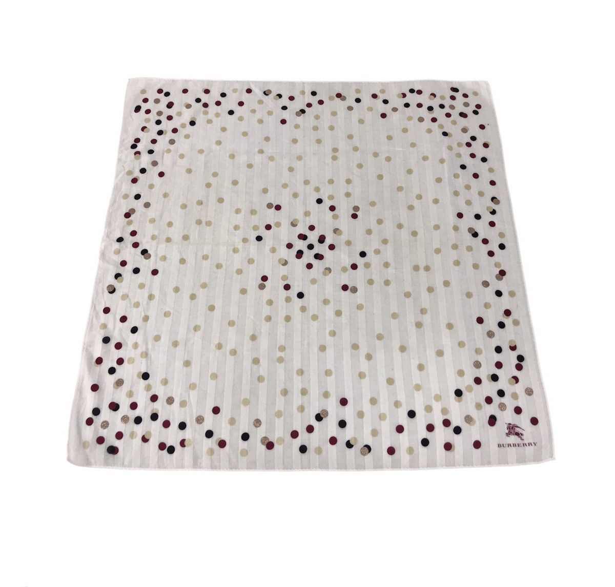 Burberry × Vintage Vintage Burberry Handkerchief Pocket Square Polkadot Design Size ONE SIZE - 3 Thumbnail