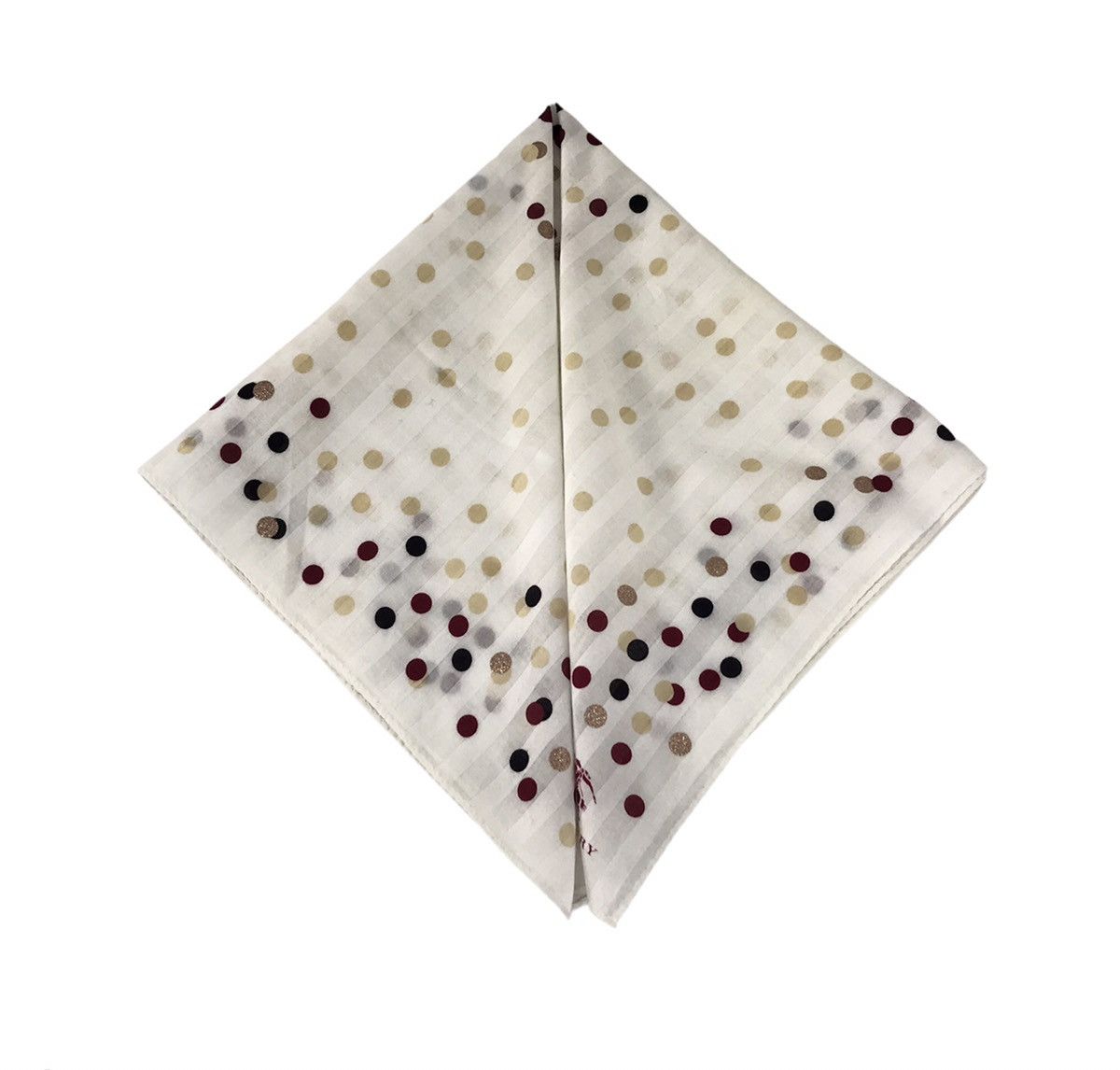 Burberry × Vintage Vintage Burberry Handkerchief Pocket Square Polkadot Design Size ONE SIZE - 2 Thumbnail