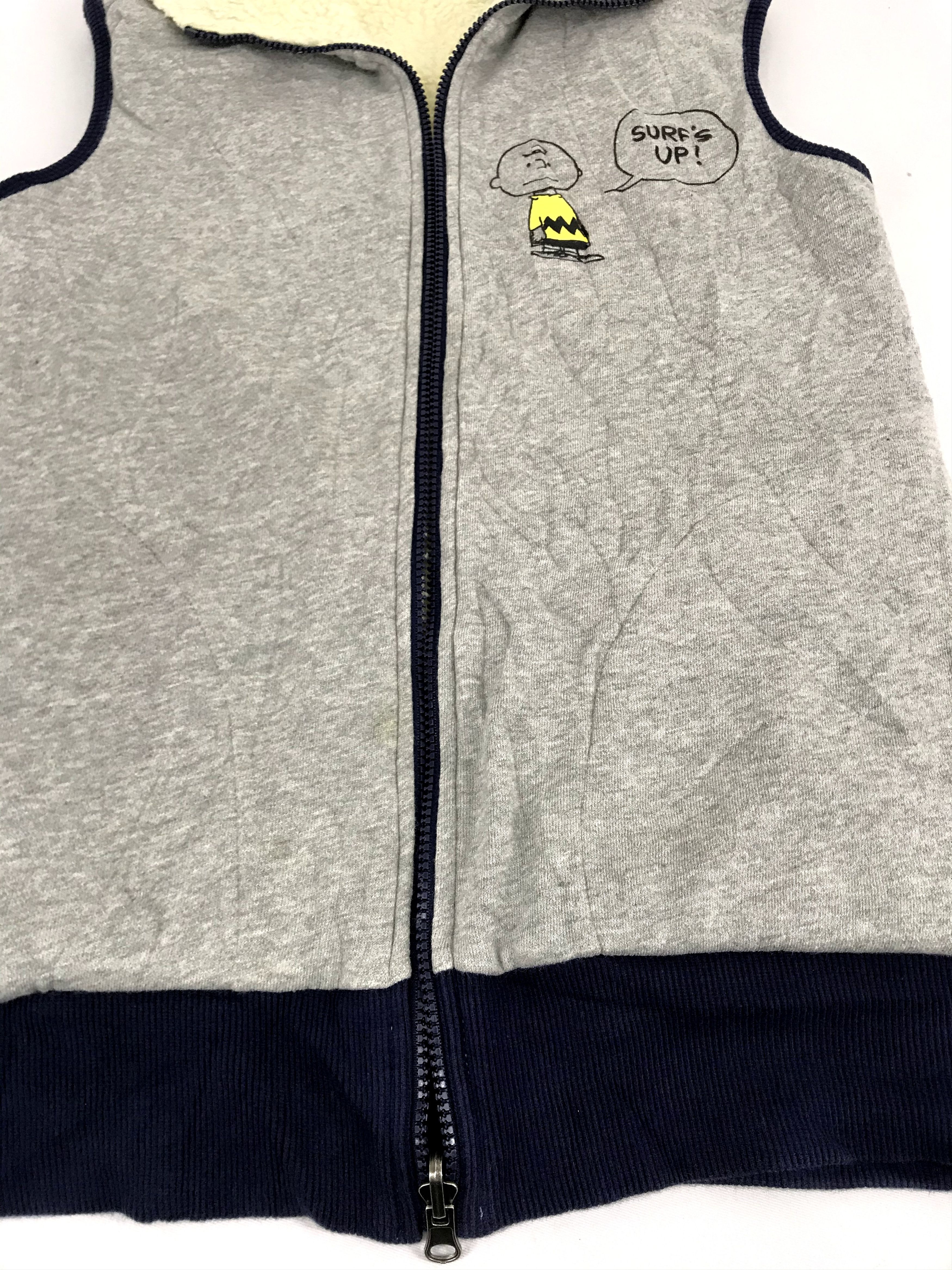 Disney Disney Peanuts Charlie Surf Skate Fleece Sherpa Vest Size US S / EU 44-46 / 1 - 3 Thumbnail