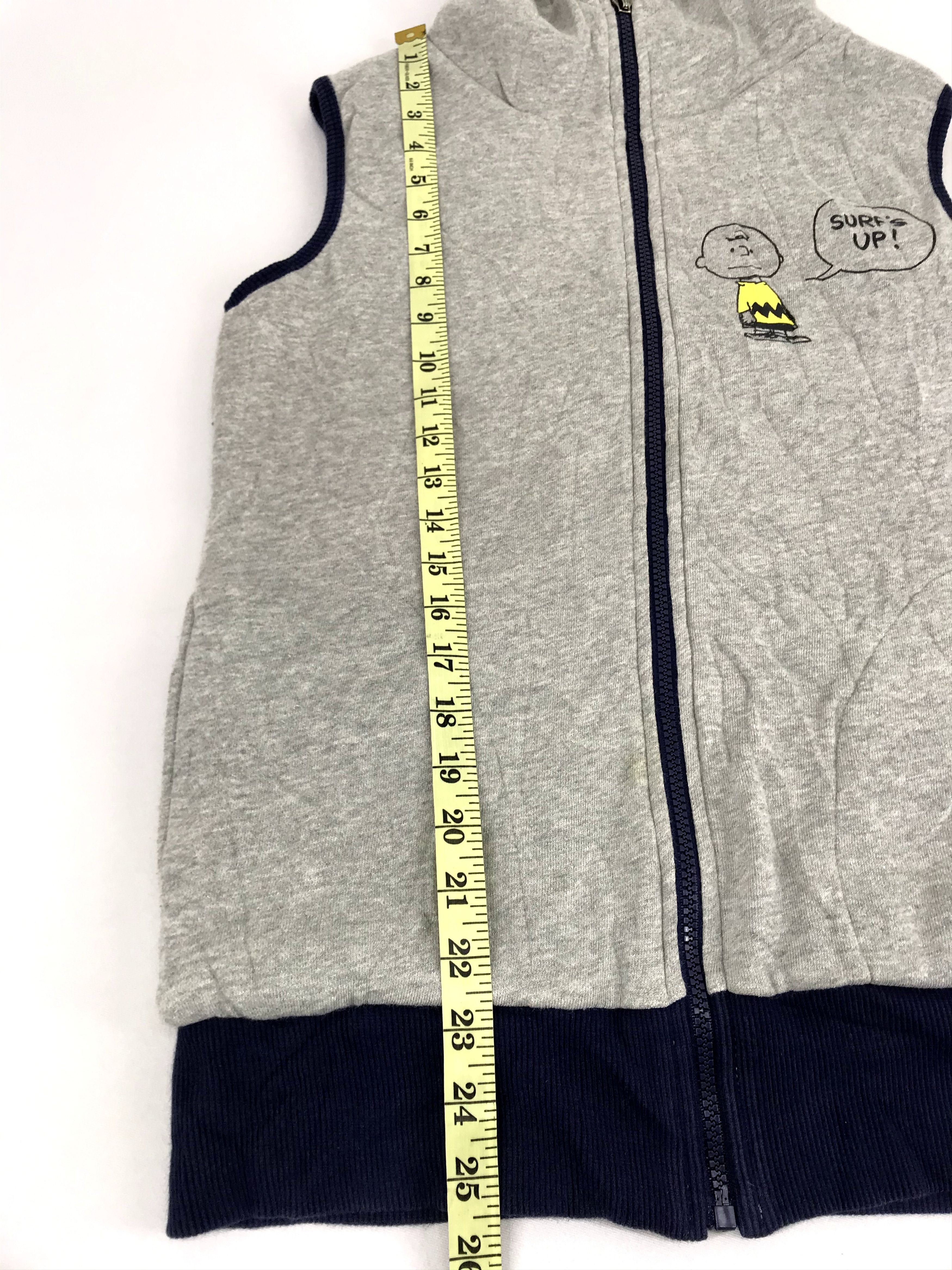 Disney Disney Peanuts Charlie Surf Skate Fleece Sherpa Vest Size US S / EU 44-46 / 1 - 10 Thumbnail