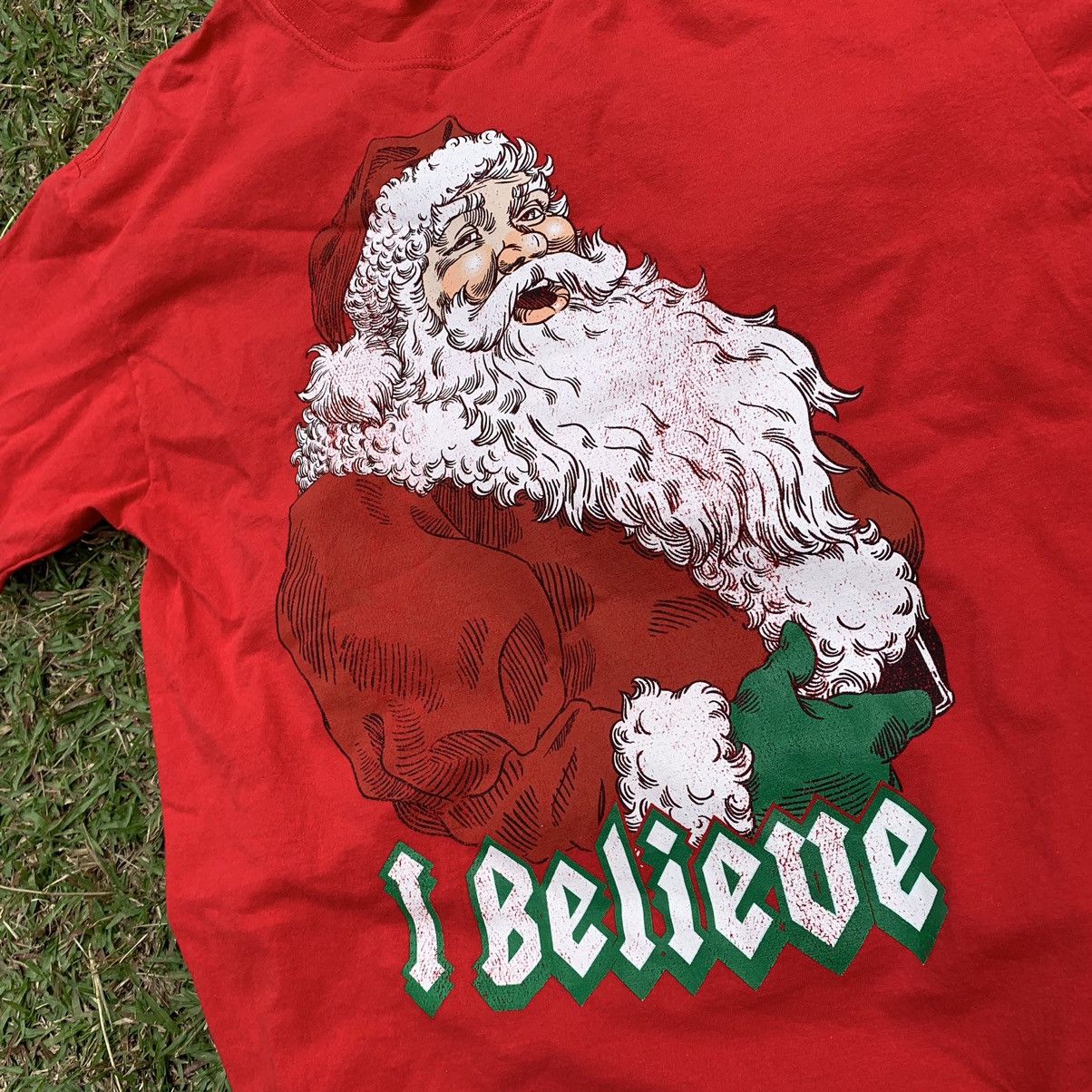 Other Santa merry christmas red tshirt tee Size US L / EU 52-54 / 3 - 11 Thumbnail