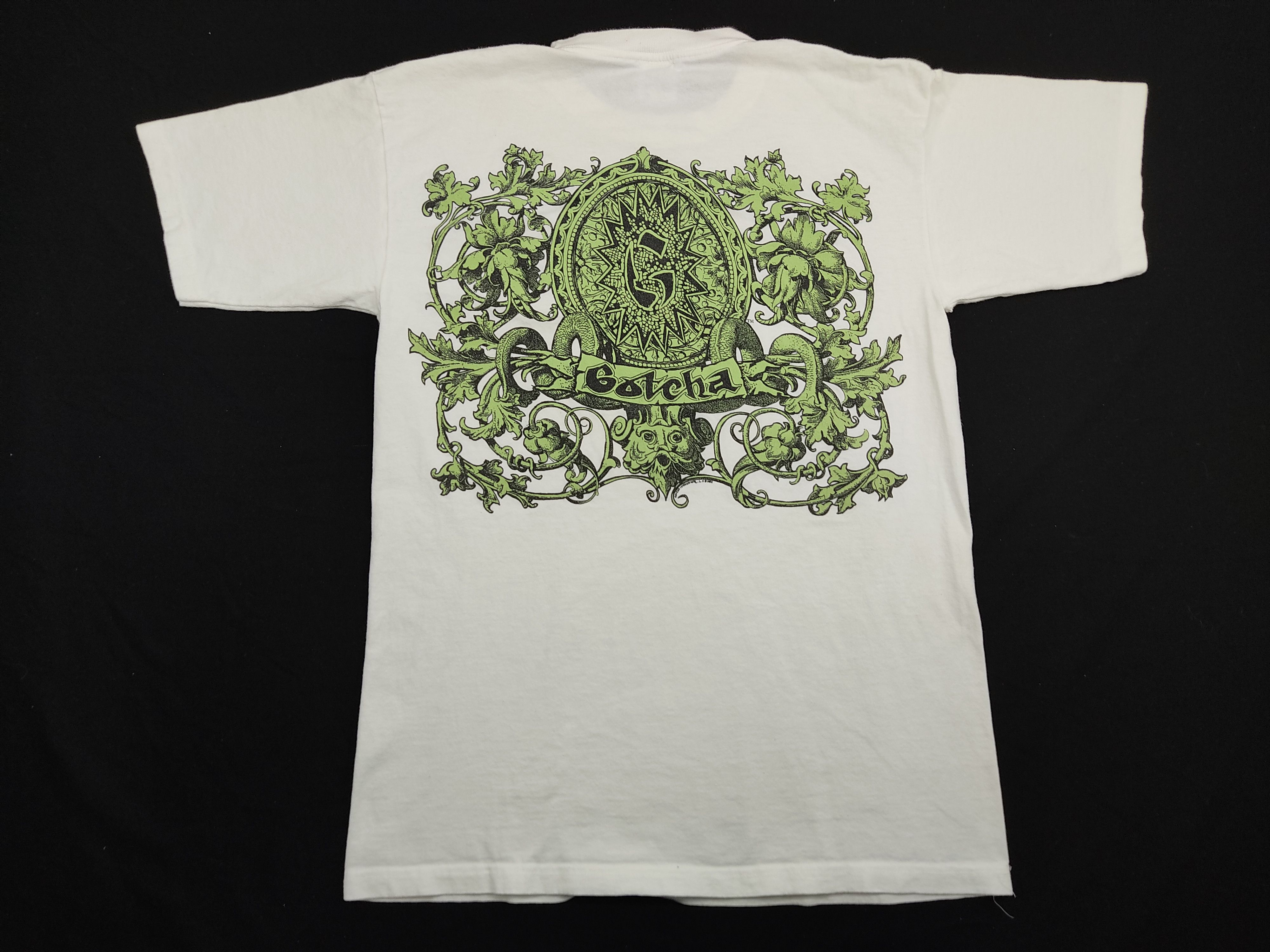 Gotcha Vintage 90s Gotcha made in USA Art Surf Rare Tee Size US M / EU 48-50 / 2 - 1 Thumbnail