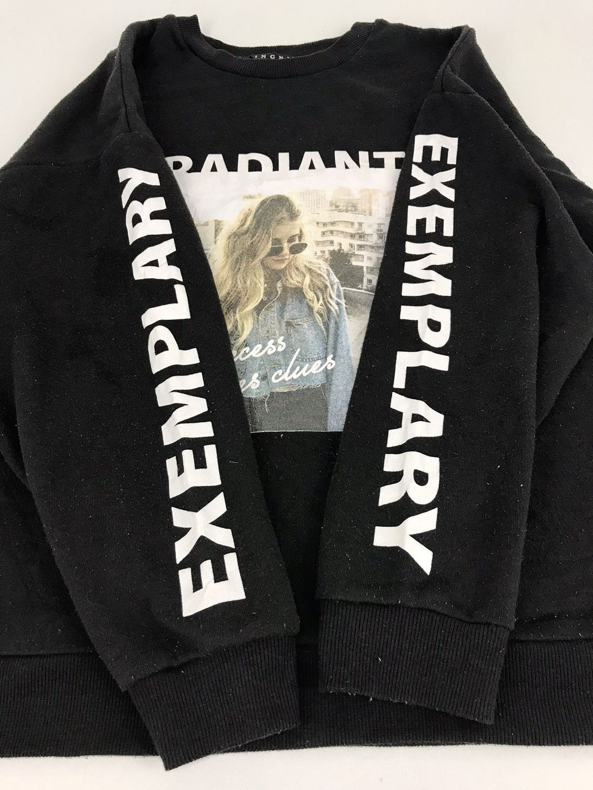 Japanese Brand Street Fashion Art Sweatshirt Box Logo Spell Out Pull Over Size L / US 10 / IT 46 - 3 Thumbnail