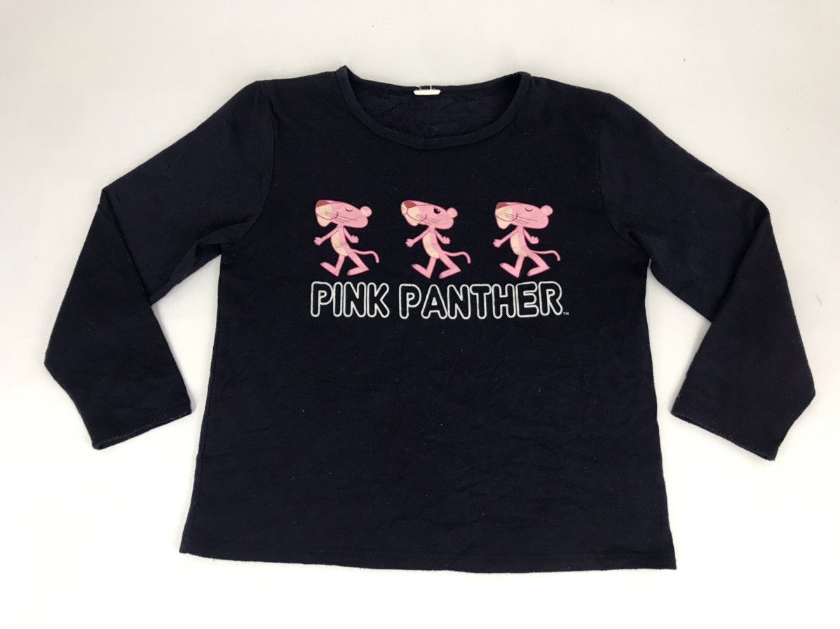 Vintage Vintage Pink Panther Sweatshirt Pull Over Cartoon Character Size L / US 10 / IT 46 - 1 Thumbnail