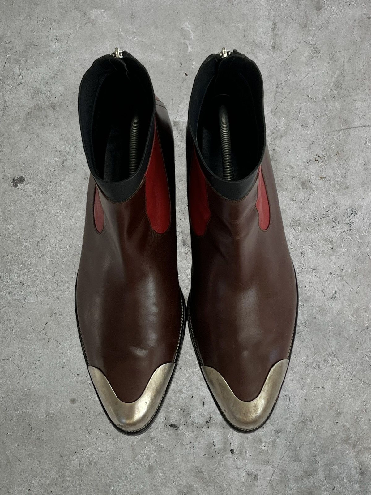 Balenciaga Balenciaga Metal Toe Back Zip Boots Size US 10 / EU 43 - 5 Thumbnail
