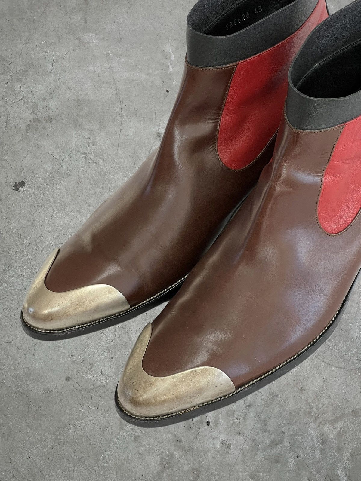 Balenciaga Balenciaga Metal Toe Back Zip Boots Size US 10 / EU 43 - 8 Thumbnail