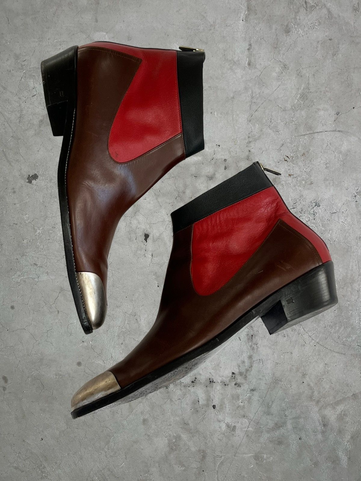 Balenciaga Balenciaga Metal Toe Back Zip Boots Size US 10 / EU 43 - 7 Thumbnail