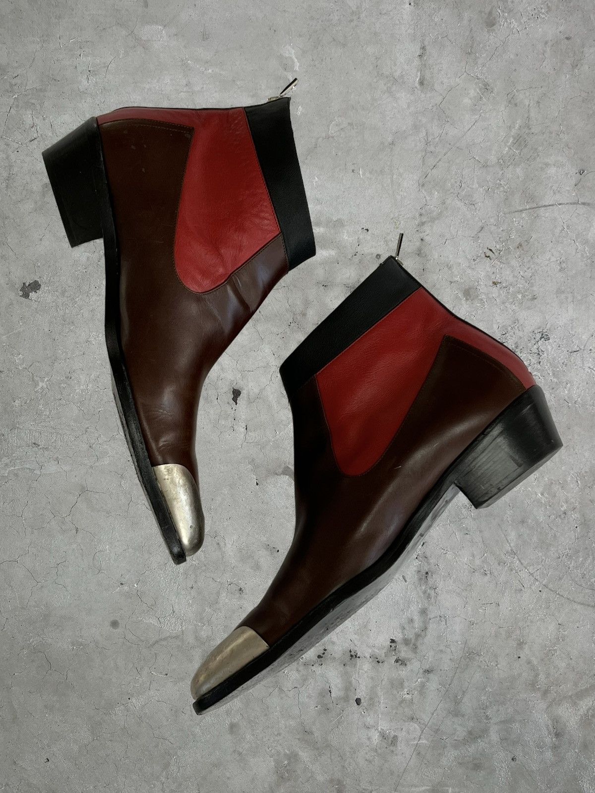 Balenciaga Balenciaga Metal Toe Back Zip Boots Size US 10 / EU 43 - 6 Thumbnail