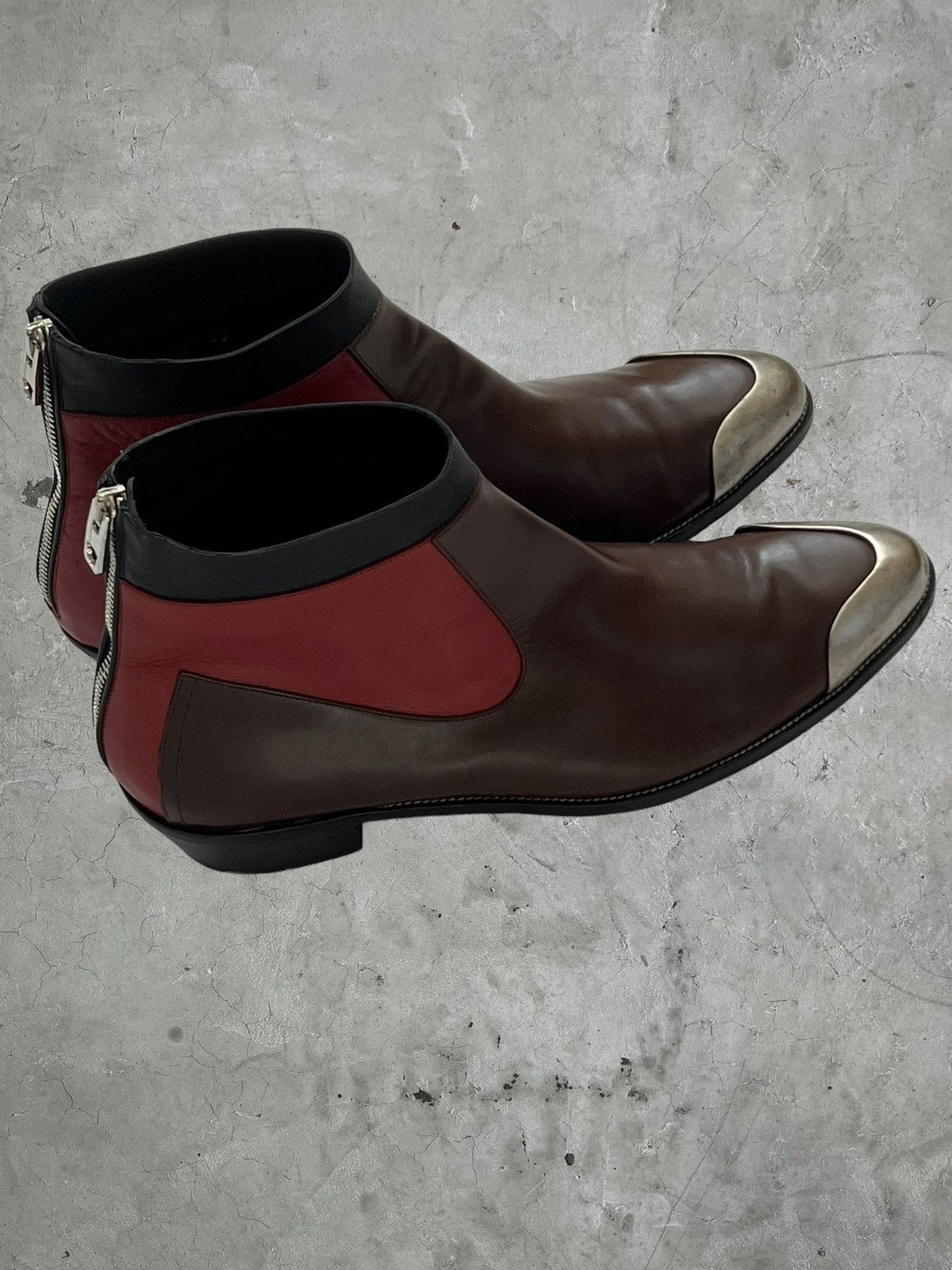 Balenciaga Balenciaga Metal Toe Back Zip Boots Size US 10 / EU 43 - 4 Thumbnail