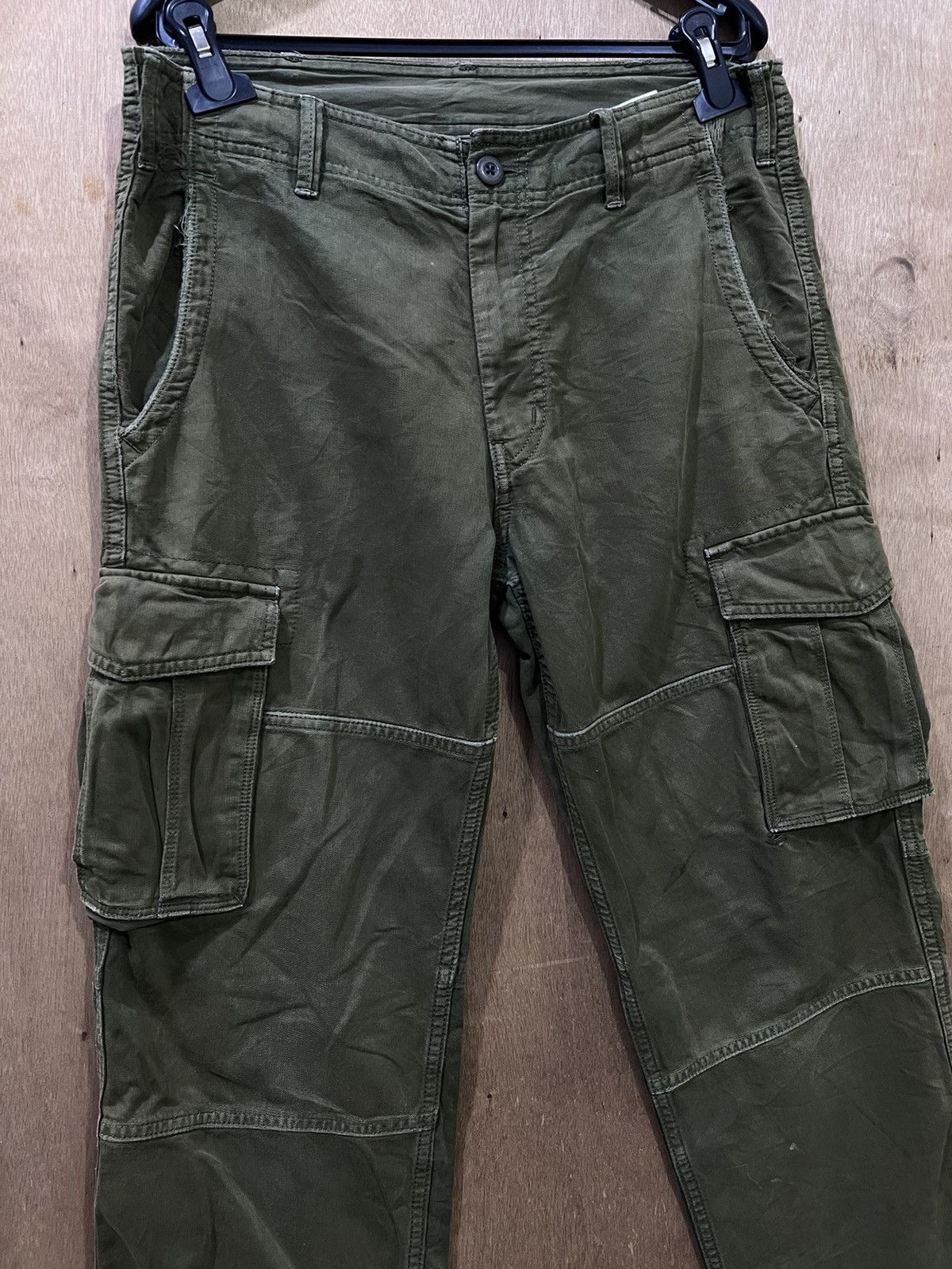 Uniqlo UNIQLO Double Knee Multipocket Tactical Utility Cargo Pant Size US 32 / EU 48 - 3 Thumbnail