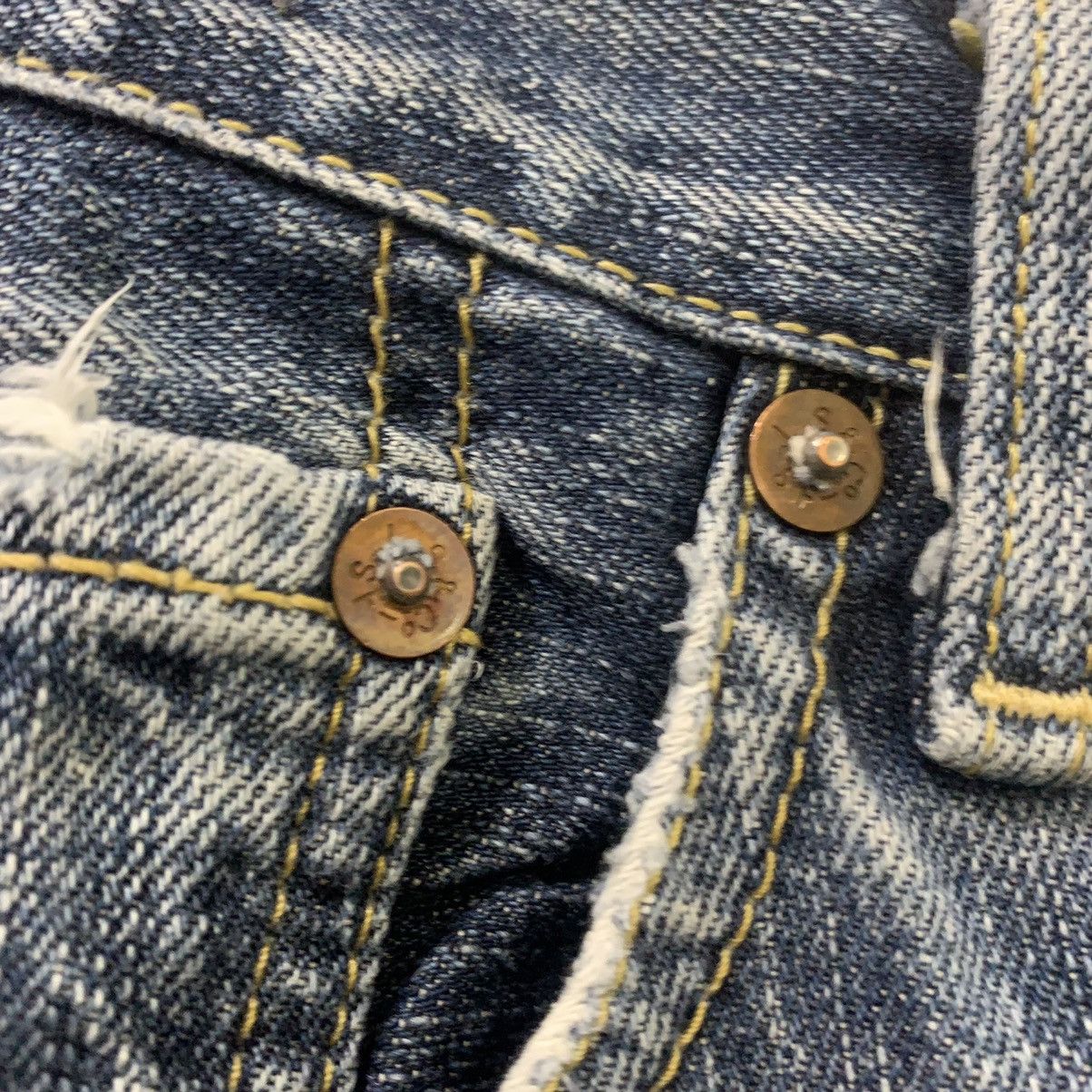 Levi's × Levi's Vintage Clothing × Vintage LEVIS 502 33x33 Vintag 90s Stonewash Blue Indigo Denim Jean Size US 32 / EU 48 - 10 Thumbnail