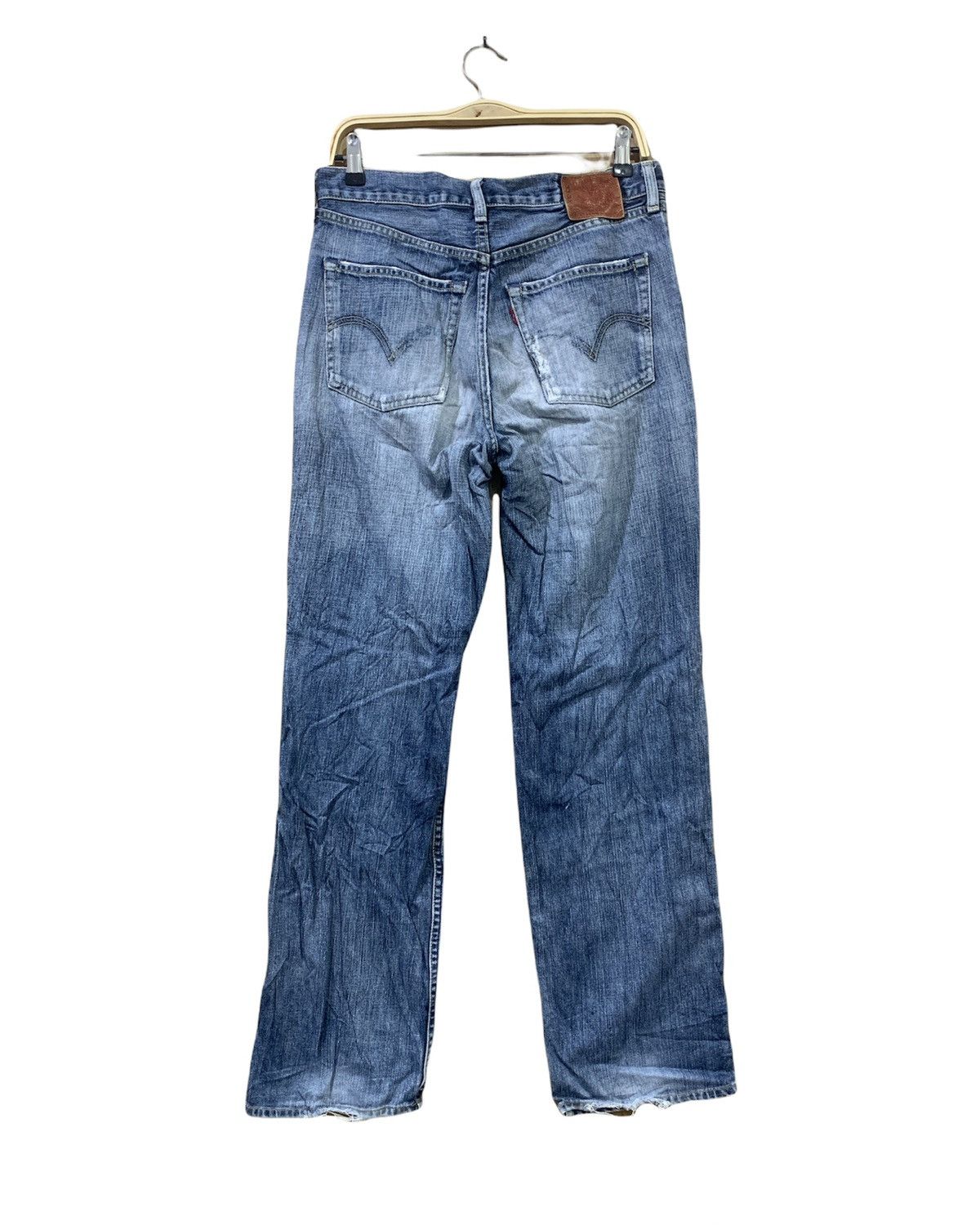 Levi's × Levi's Vintage Clothing × Vintage LEVIS 502 33x33 Vintag 90s Stonewash Blue Indigo Denim Jean Size US 32 / EU 48 - 2 Thumbnail