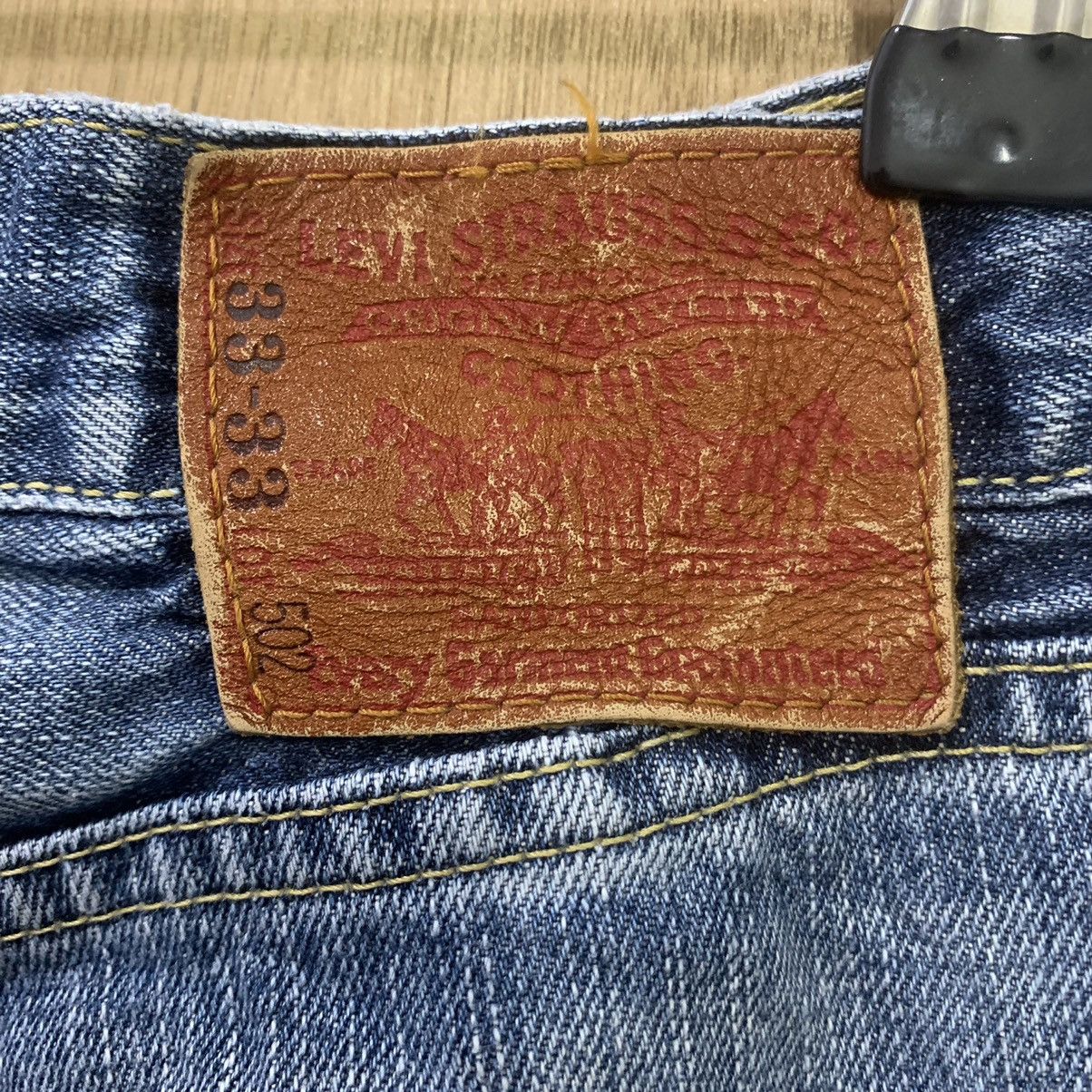 Levi's × Levi's Vintage Clothing × Vintage LEVIS 502 33x33 Vintag 90s Stonewash Blue Indigo Denim Jean Size US 32 / EU 48 - 16 Thumbnail