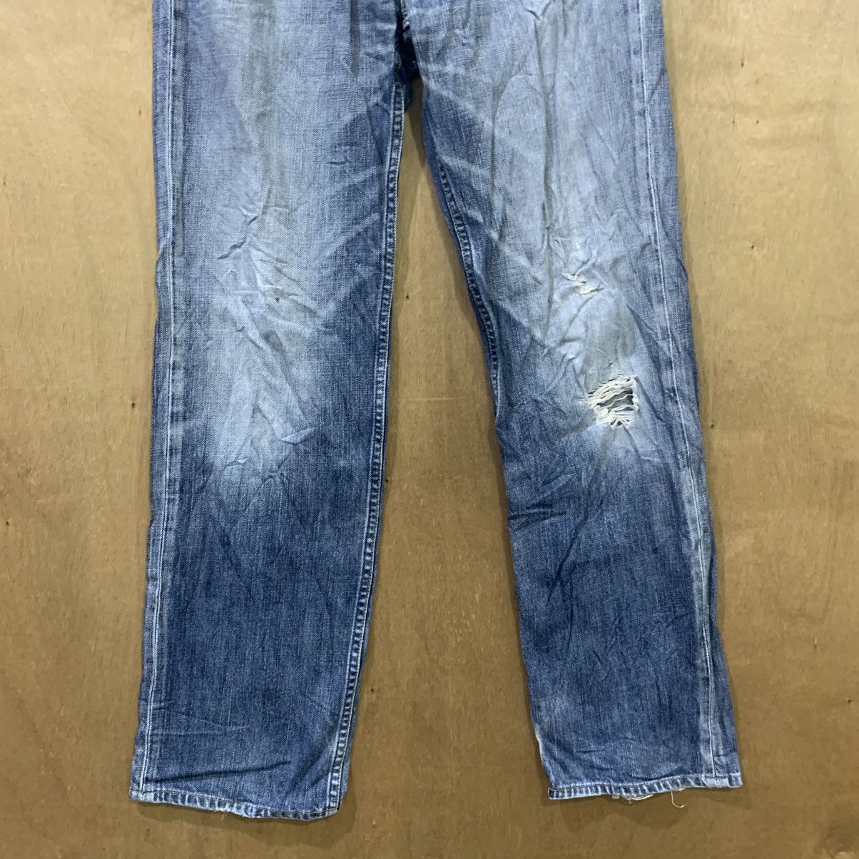 Levi's × Levi's Vintage Clothing × Vintage LEVIS 502 33x33 Vintag 90s Stonewash Blue Indigo Denim Jean Size US 32 / EU 48 - 5 Thumbnail