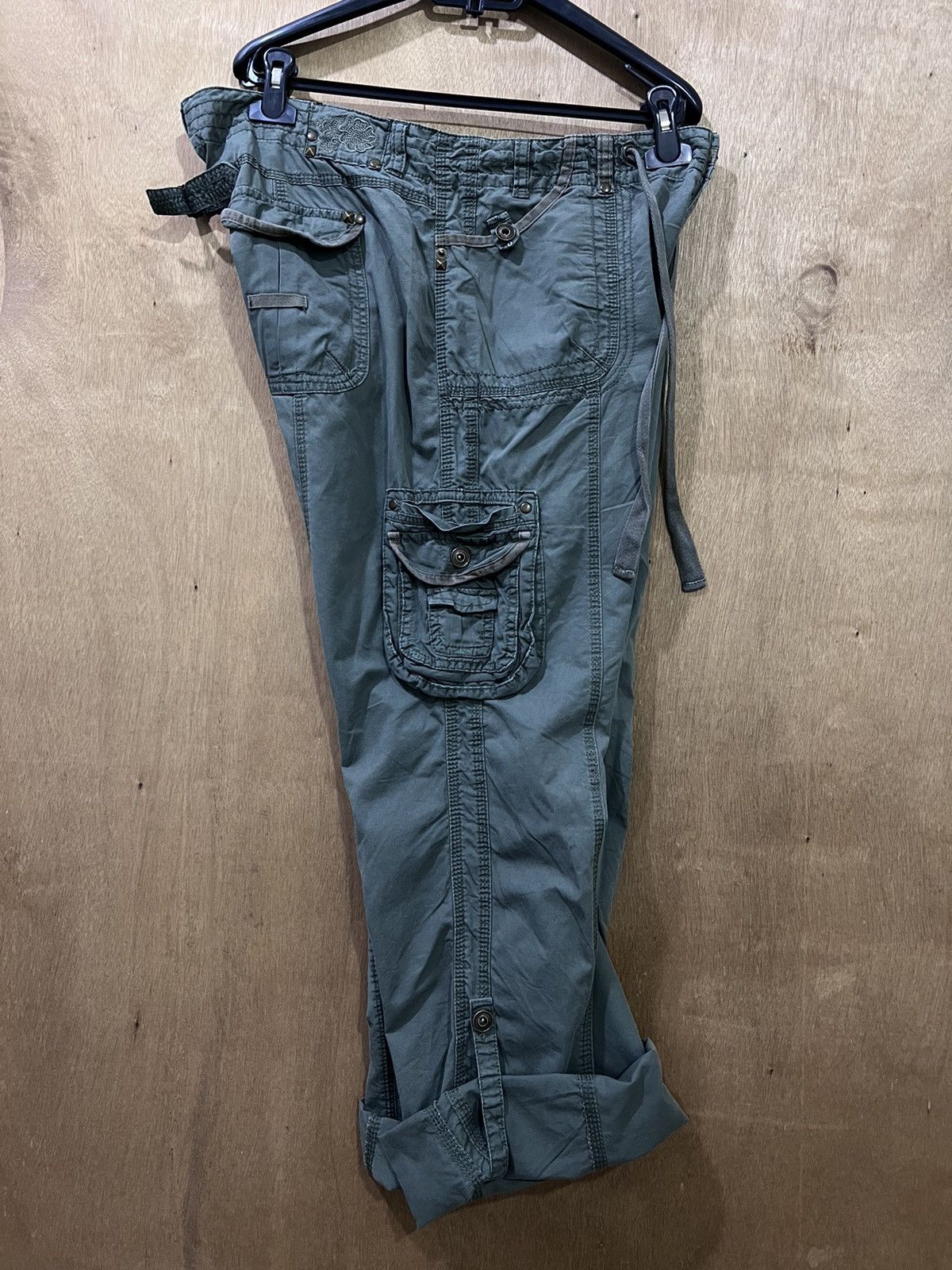 Japanese Brand × Seditionaries × Warehouse WAREHOUSE ONE Stud Bondage Multipocket Tactical Cargo Pant Size US 34 / EU 50 - 7 Thumbnail