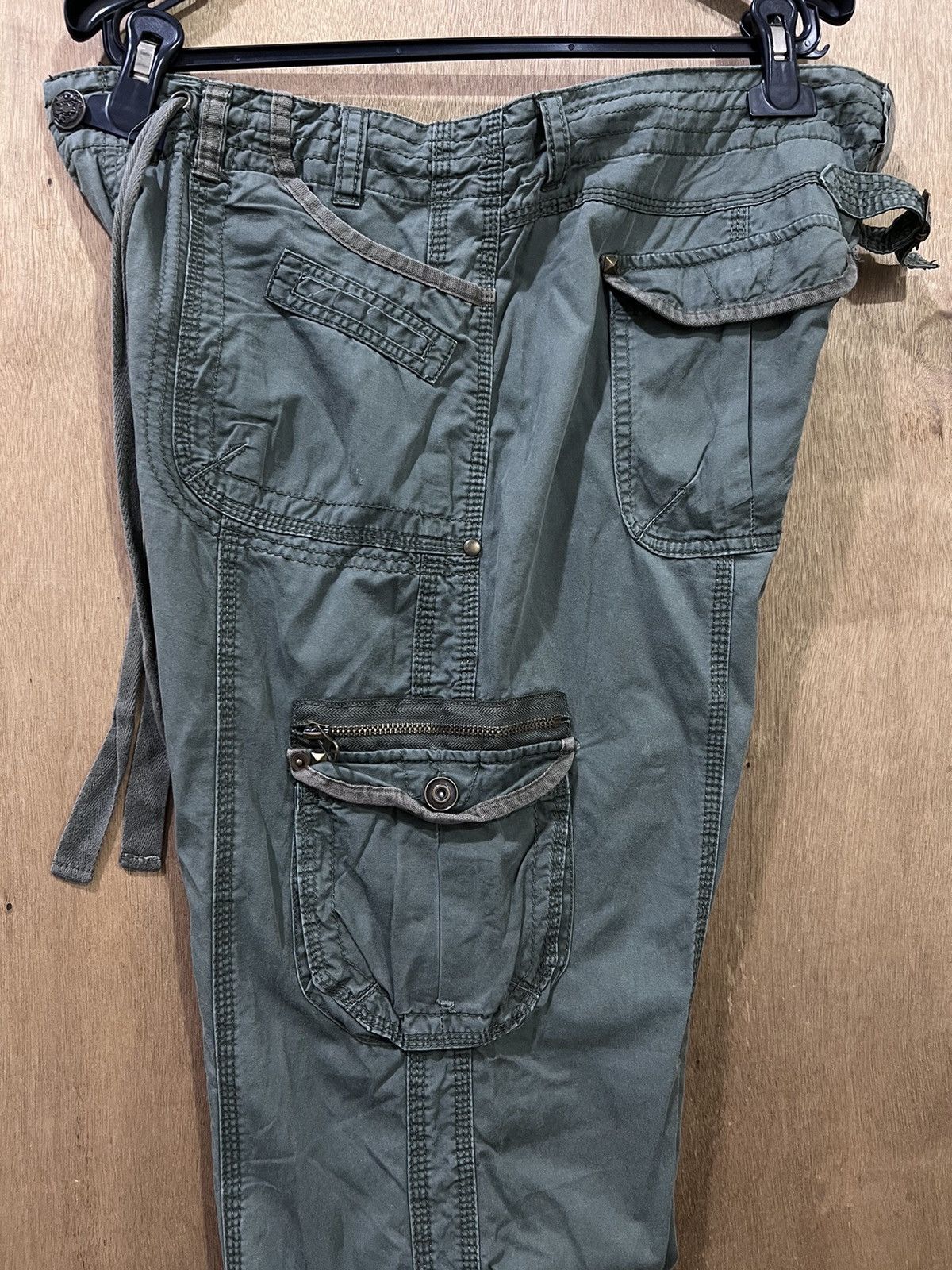Japanese Brand × Seditionaries × Warehouse WAREHOUSE ONE Stud Bondage Multipocket Tactical Cargo Pant Size US 34 / EU 50 - 9 Thumbnail