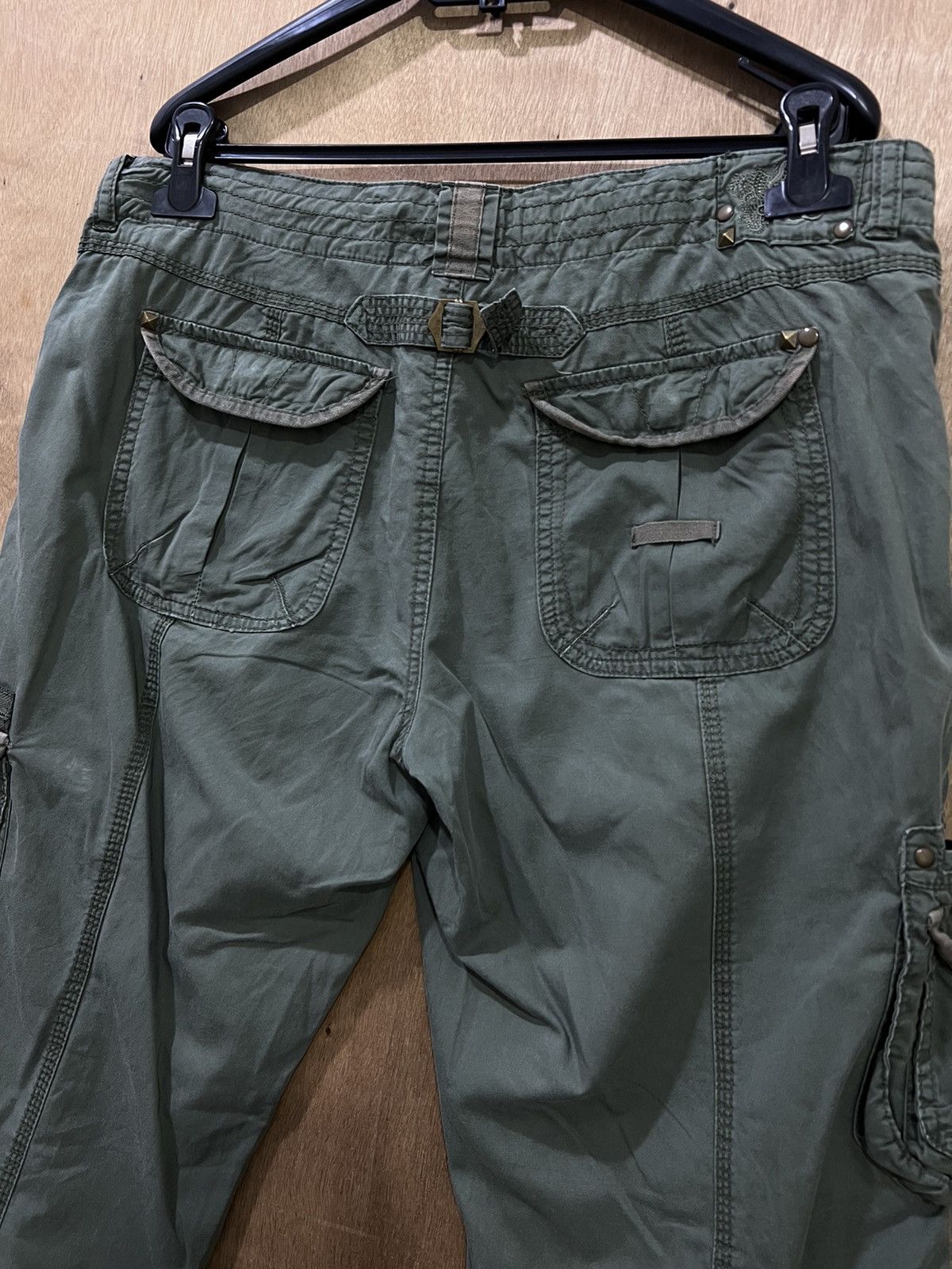 Japanese Brand × Seditionaries × Warehouse WAREHOUSE ONE Stud Bondage Multipocket Tactical Cargo Pant Size US 34 / EU 50 - 12 Thumbnail