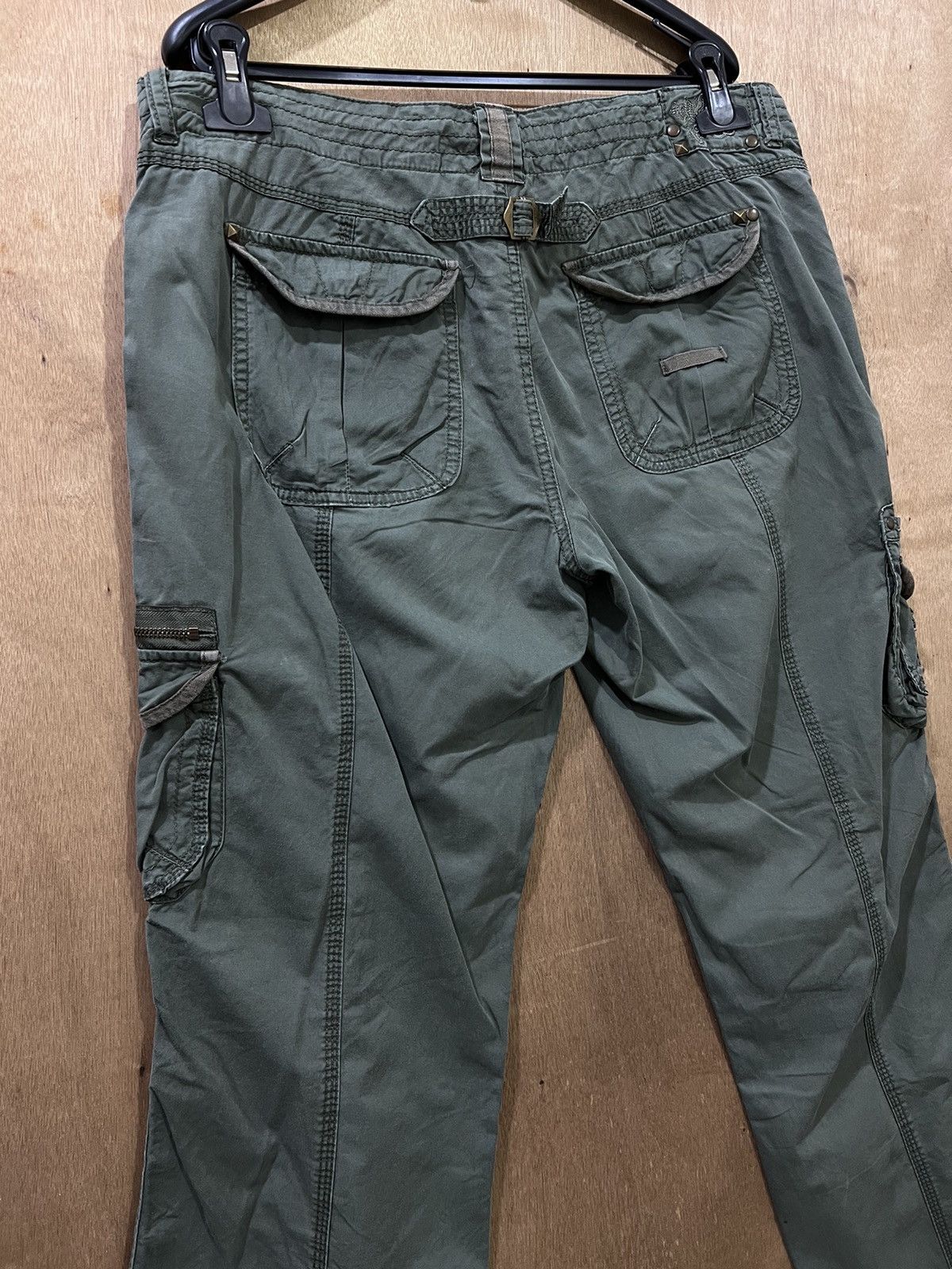Japanese Brand × Seditionaries × Warehouse WAREHOUSE ONE Stud Bondage Multipocket Tactical Cargo Pant Size US 34 / EU 50 - 11 Thumbnail