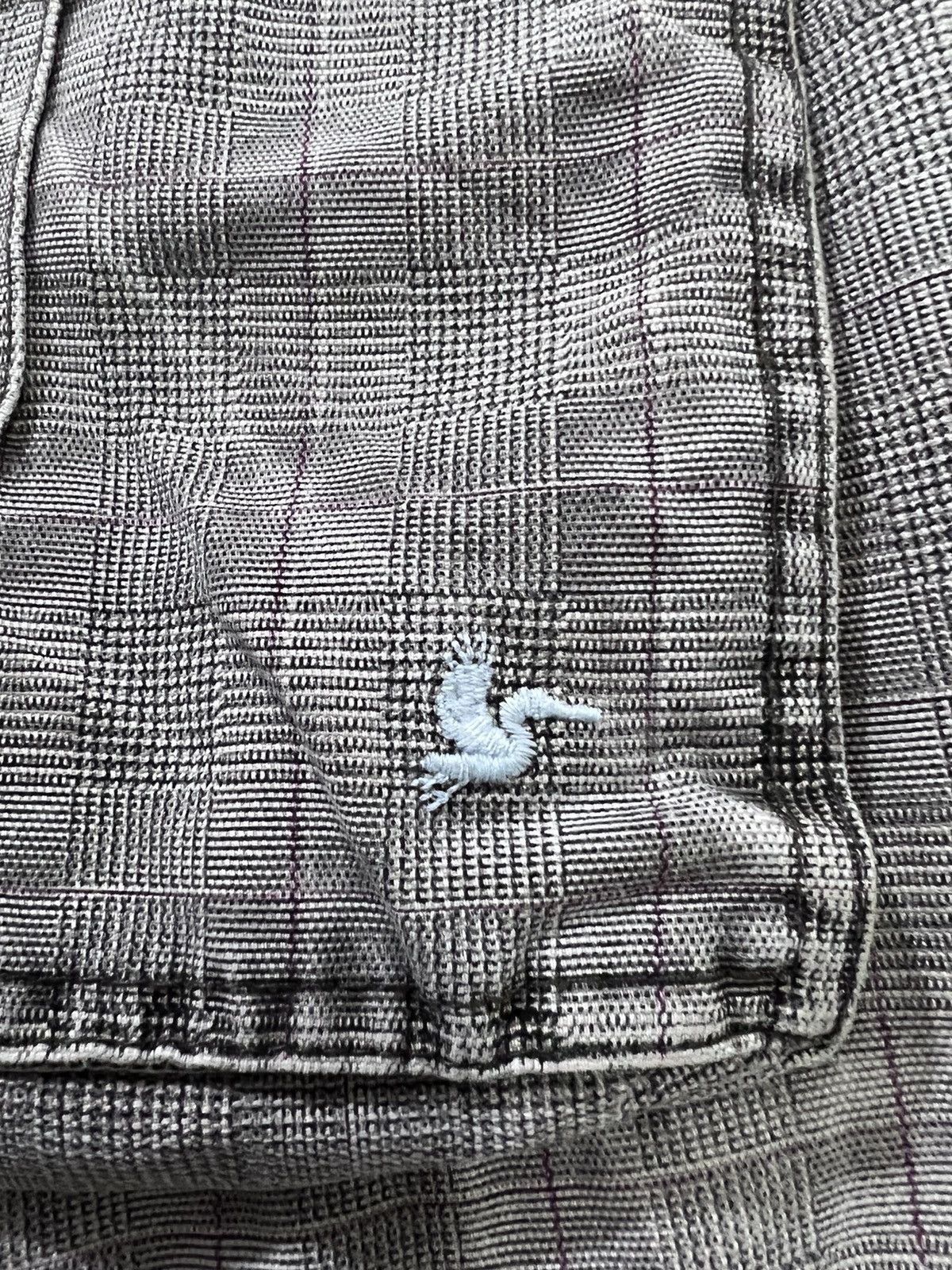 Japanese Brand 2ND HAND GARMENT Glen Plaid 3D Baggy Multipocket Cargo Pant Size US 36 / EU 52 - 17 Thumbnail