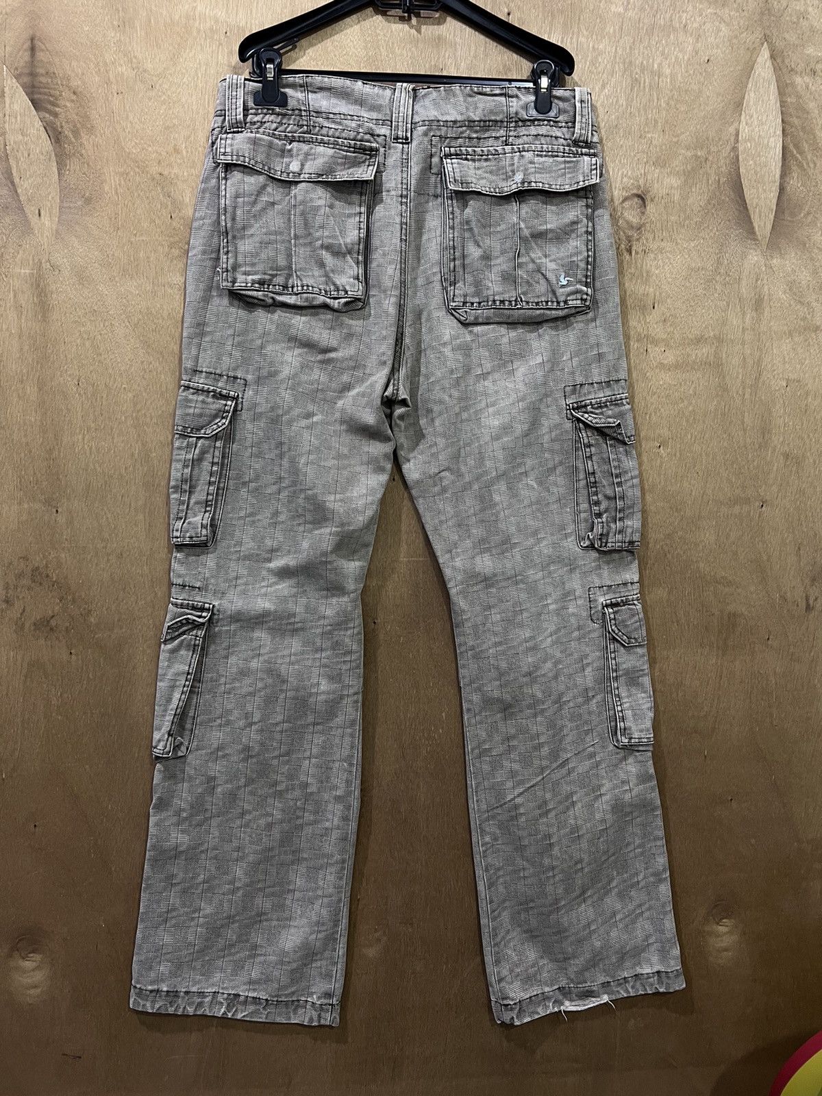 Japanese Brand 2ND HAND GARMENT Glen Plaid 3D Baggy Multipocket Cargo Pant Size US 36 / EU 52 - 6 Thumbnail