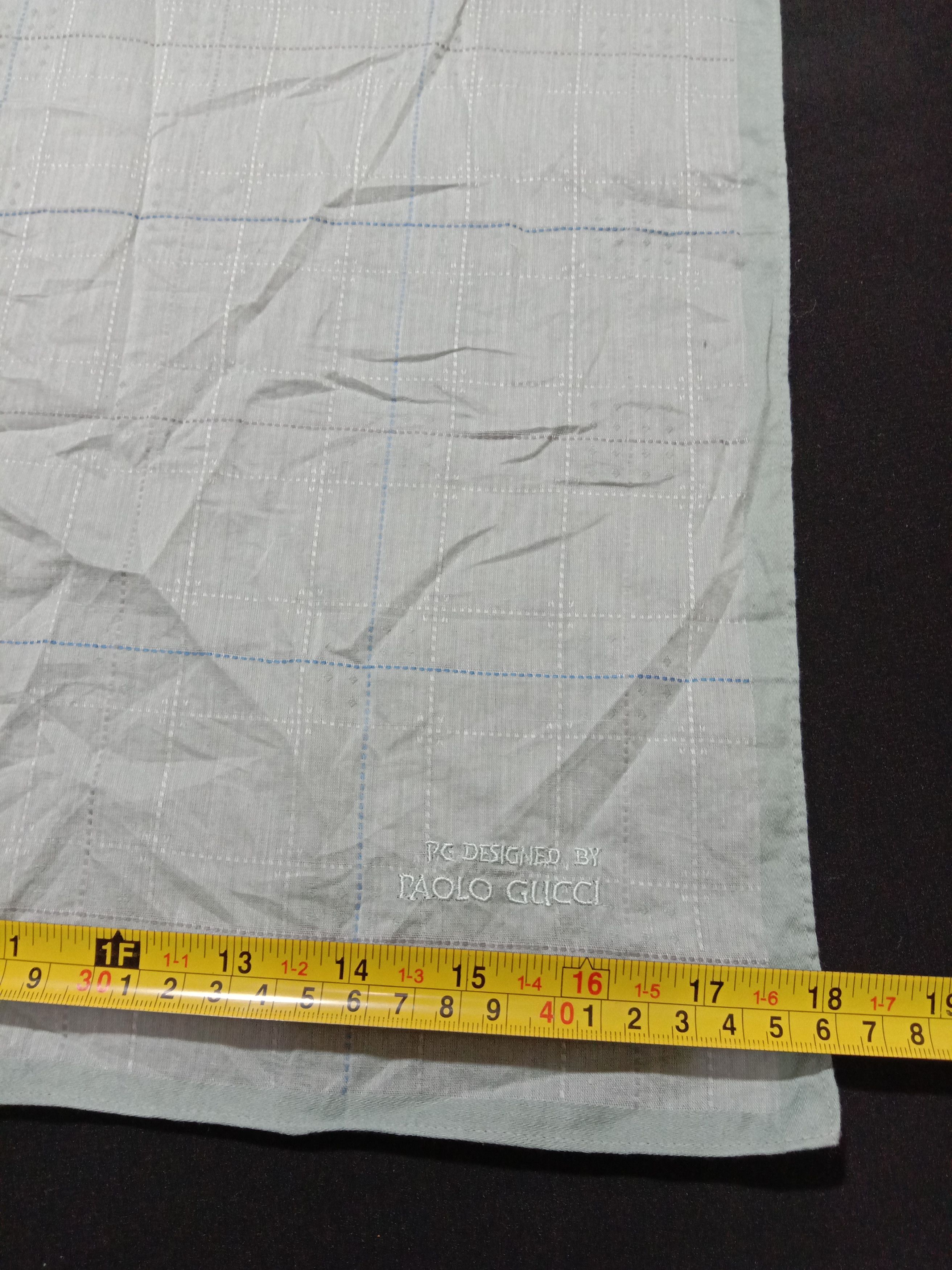 Designer Paulo Gucci Handkerchief Embroidery Logo Size ONE SIZE - 3 Thumbnail