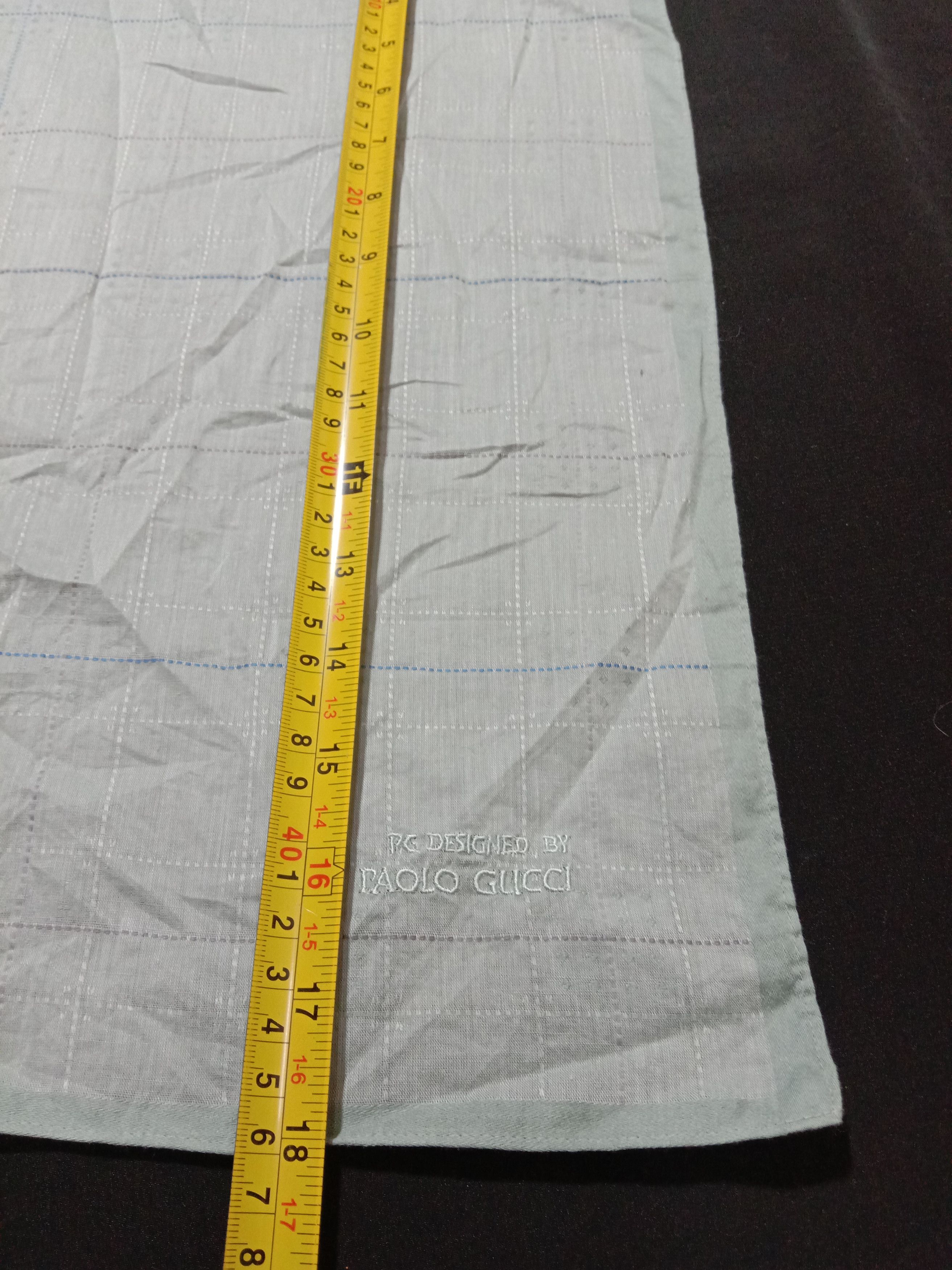 Designer Paulo Gucci Handkerchief Embroidery Logo Size ONE SIZE - 5 Thumbnail