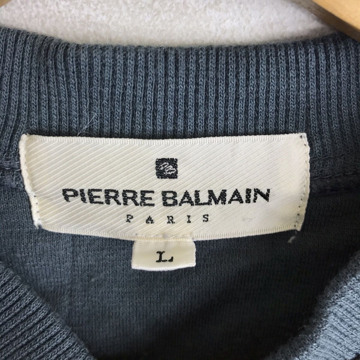 Pierre Balmain Vintage Pierre Balmain Paris Checkered Pattern Sweatshirt Size US L / EU 52-54 / 3 - 5 Thumbnail