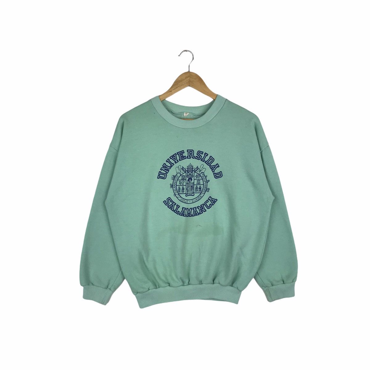 Vintage Vintage 90s 80s Universidad de Salamanca Sweatshirt Size US M / EU 48-50 / 2 - 1 Thumbnail