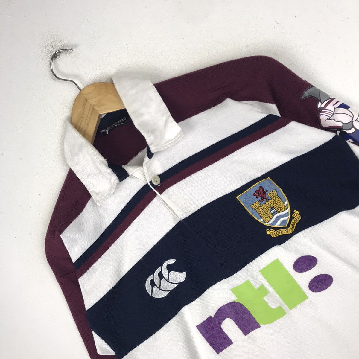 Canterbury of New Zealand × Vintage Vintage Canterbury Floreat Swansea Polo Rugby Sweatshirt Size US S / EU 44-46 / 1 - 3 Thumbnail