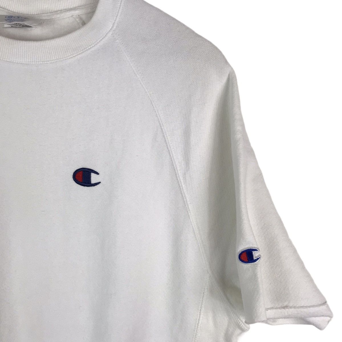 Champion Vintage Champion Reverse Weave Short Sleeve Sweatshirt Size US M / EU 48-50 / 2 - 2 Thumbnail