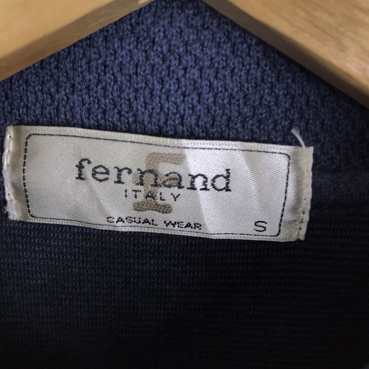 Vintage Vintage 90s Fernand Razzini Italy Collared Sweatshirt Size US S / EU 44-46 / 1 - 5 Thumbnail