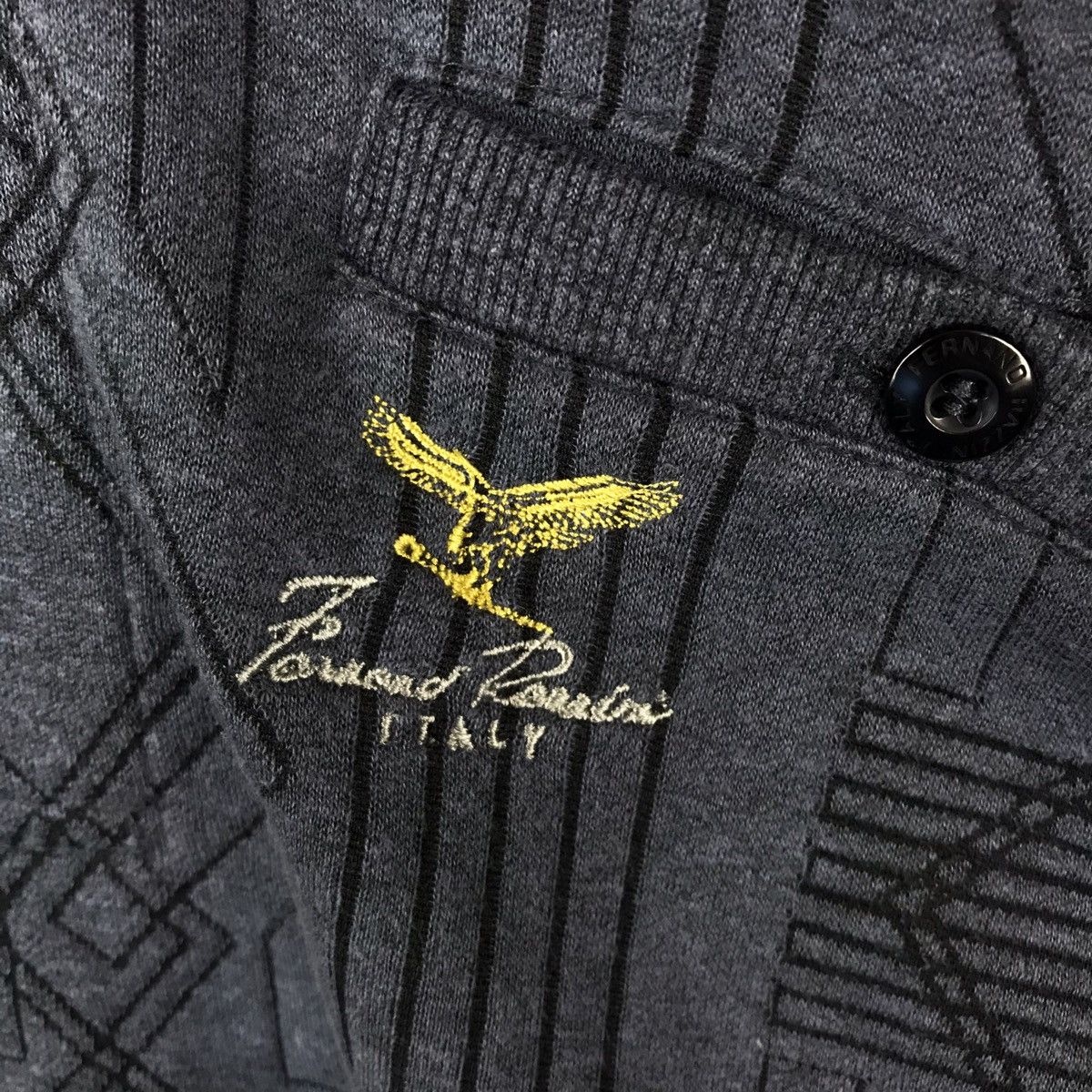 Vintage Vintage 90s Fernand Razzini Italy Collared Sweatshirt Size US S / EU 44-46 / 1 - 3 Thumbnail