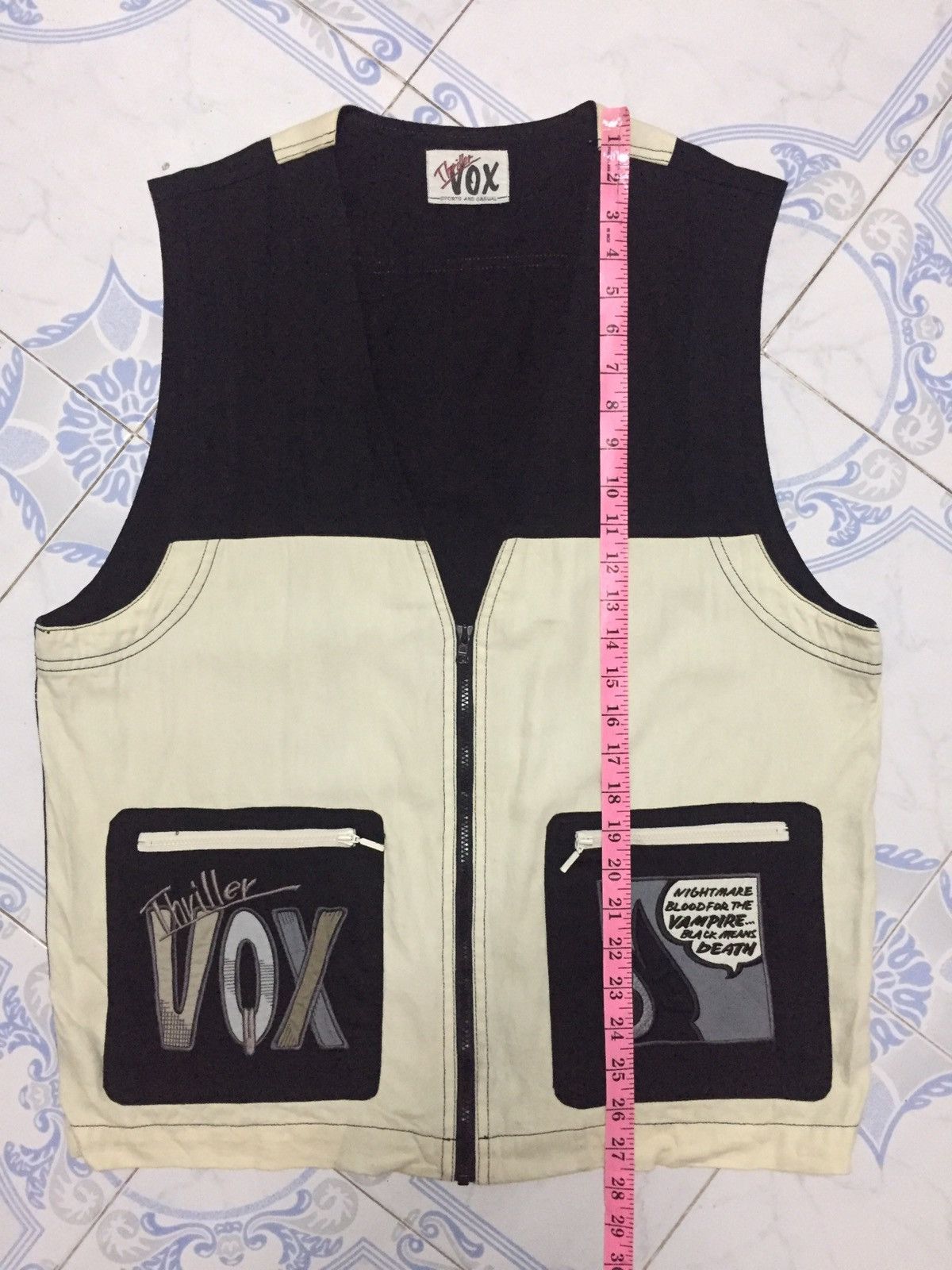 Japanese Brand Thriller VOX Sleeveless Jacket/Vest Size US L / EU 52-54 / 3 - 19 Thumbnail