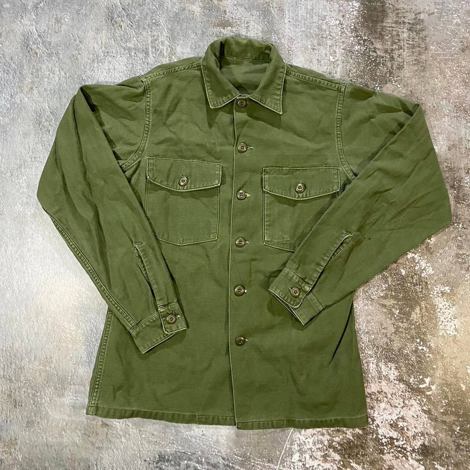 Streetwear × Vintage OG 107 Fatigue Shirt Vintage Military. HBT | Grailed