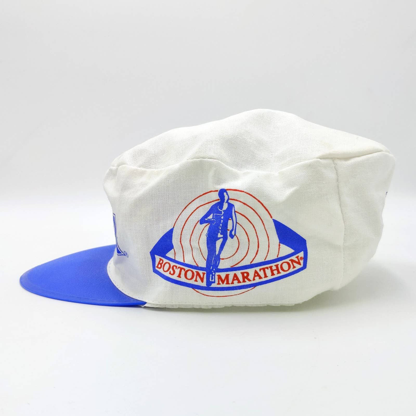 Vintage Vintage Ronzoni Boston Marathon Painters Hat Biker Running Size ONE SIZE - 5 Thumbnail