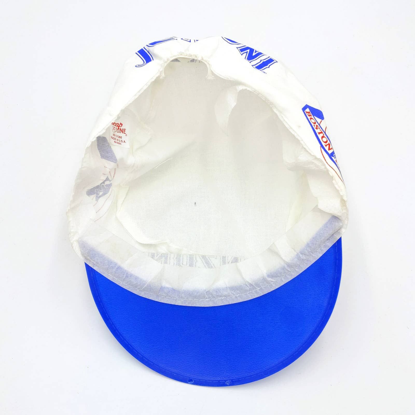Vintage Vintage Ronzoni Boston Marathon Painters Hat Biker Running Size ONE SIZE - 8 Thumbnail