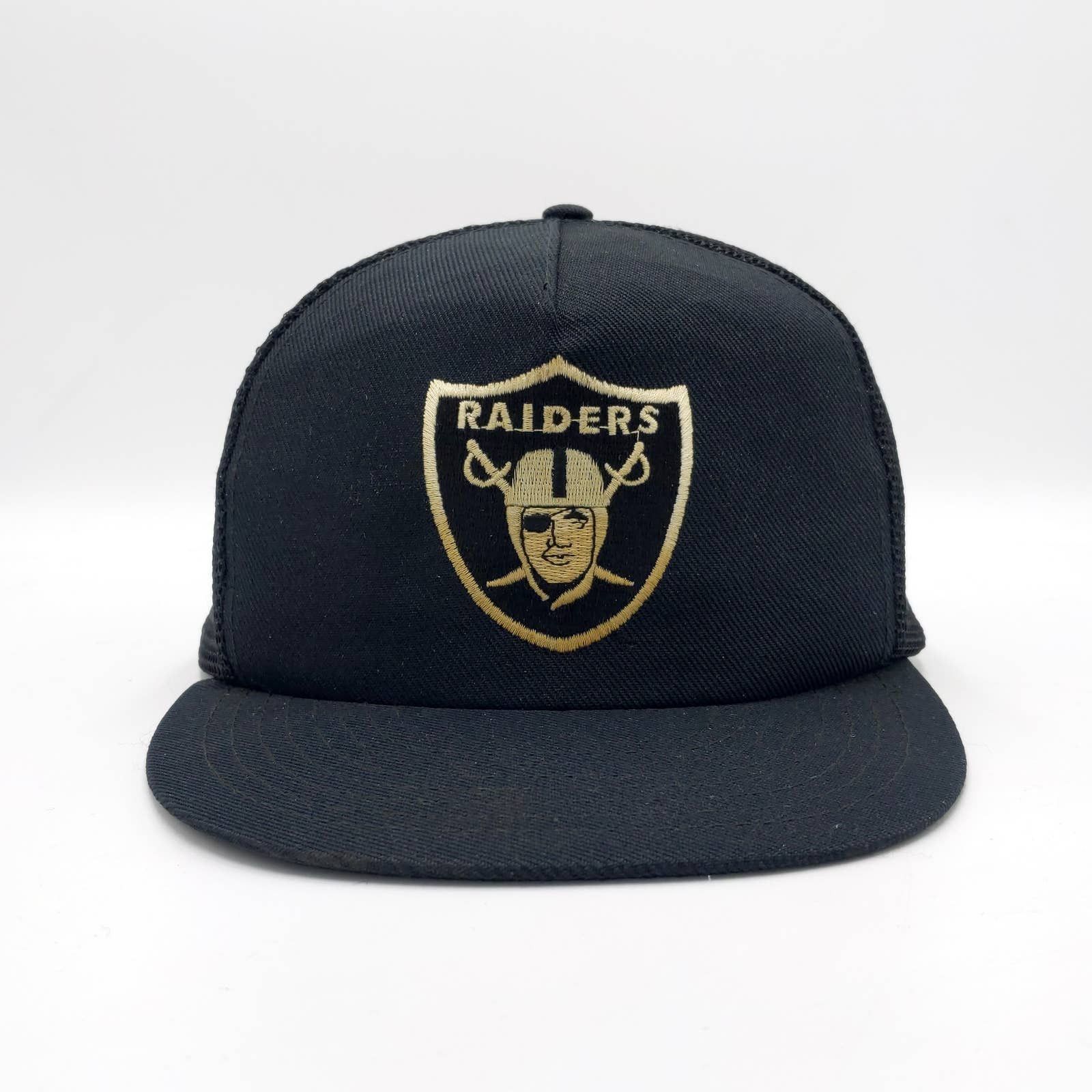 NFL Vintage Oakland LA Raiders Snapback Trucker Hat Patch 80s Size ONE SIZE - 2 Thumbnail