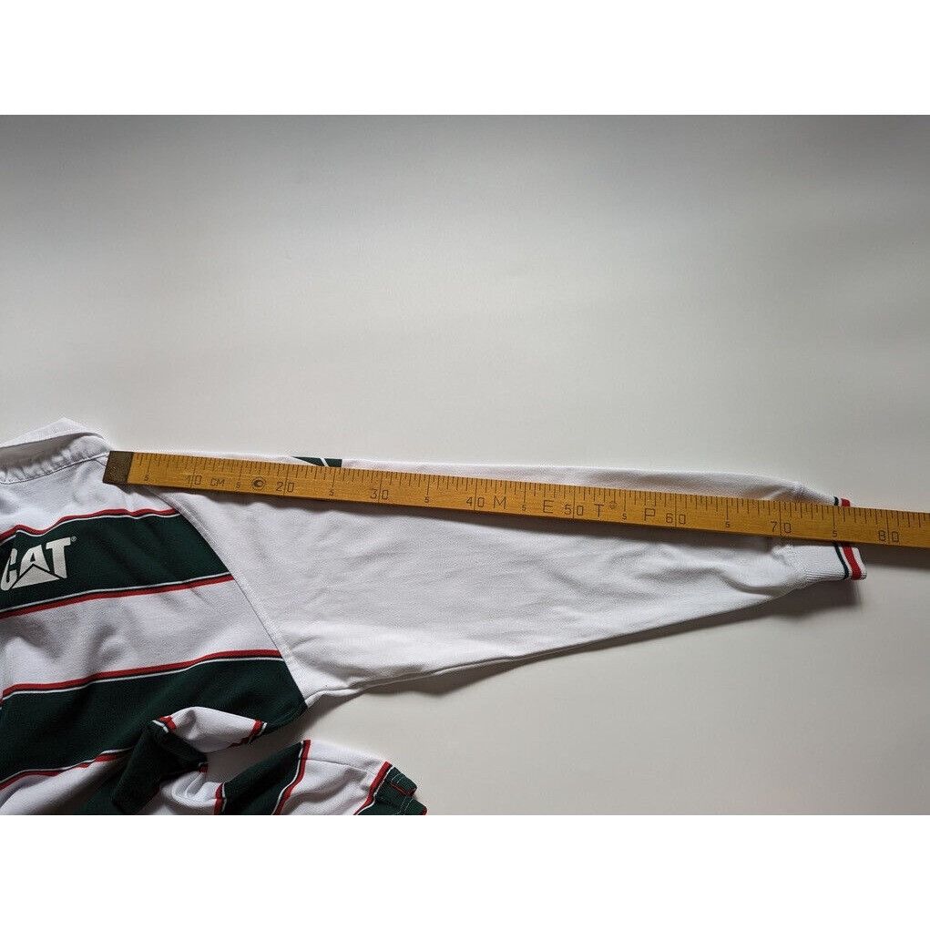 Vintage Leicester Tigers Kooga Long Sleeve Polo Jersey Size M Rugby Size US M / EU 48-50 / 2 - 18 Thumbnail
