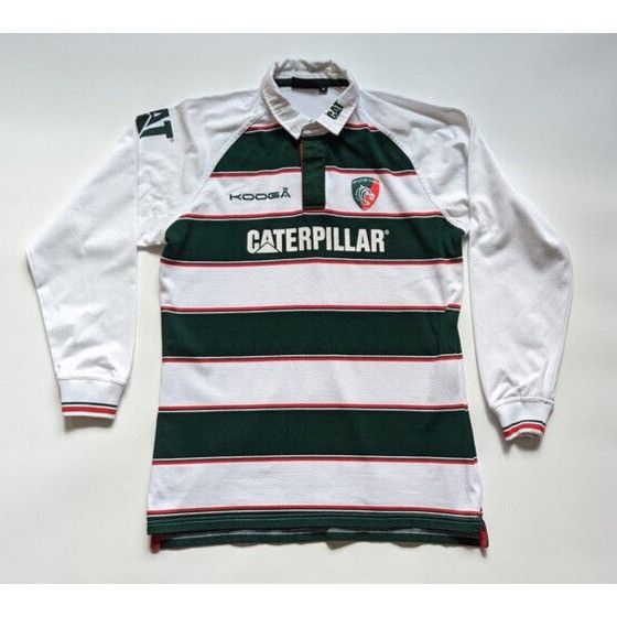 Vintage Leicester Tigers Kooga Long Sleeve Polo Jersey Size M Rugby Size US M / EU 48-50 / 2 - 1 Thumbnail
