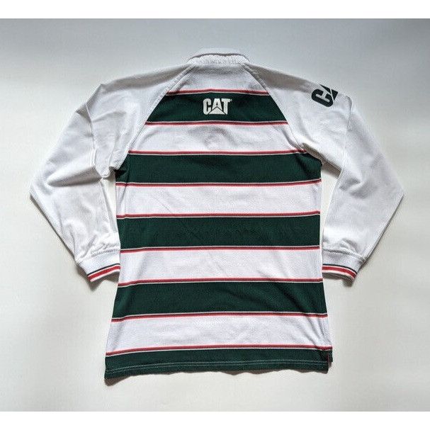 Vintage Leicester Tigers Kooga Long Sleeve Polo Jersey Size M Rugby Size US M / EU 48-50 / 2 - 10 Thumbnail